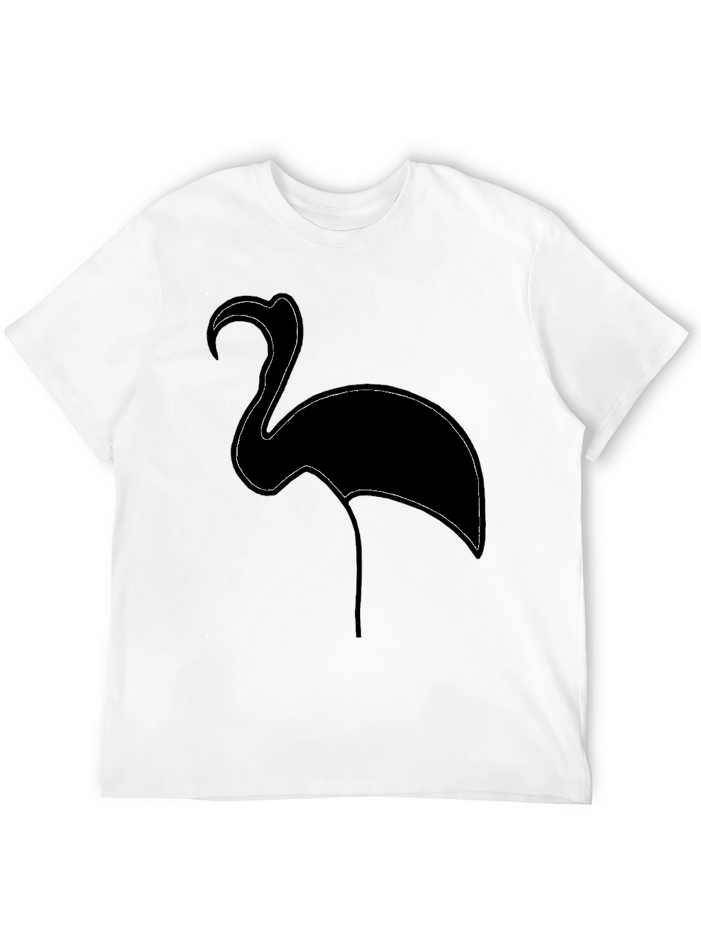 Black Flamingo Graphic T-Shirt for Men