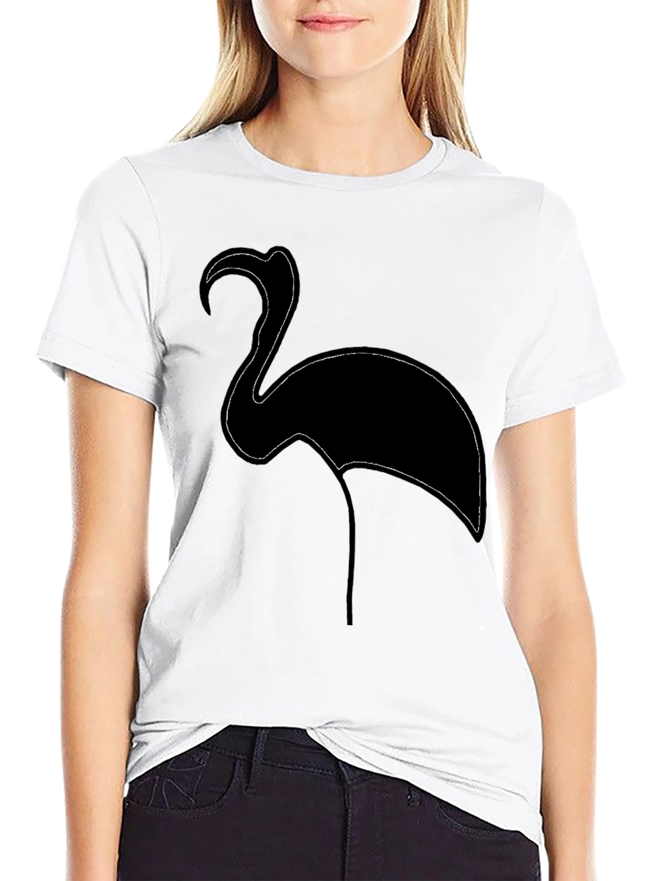 Black Flamingo Graphic T-Shirt for Men