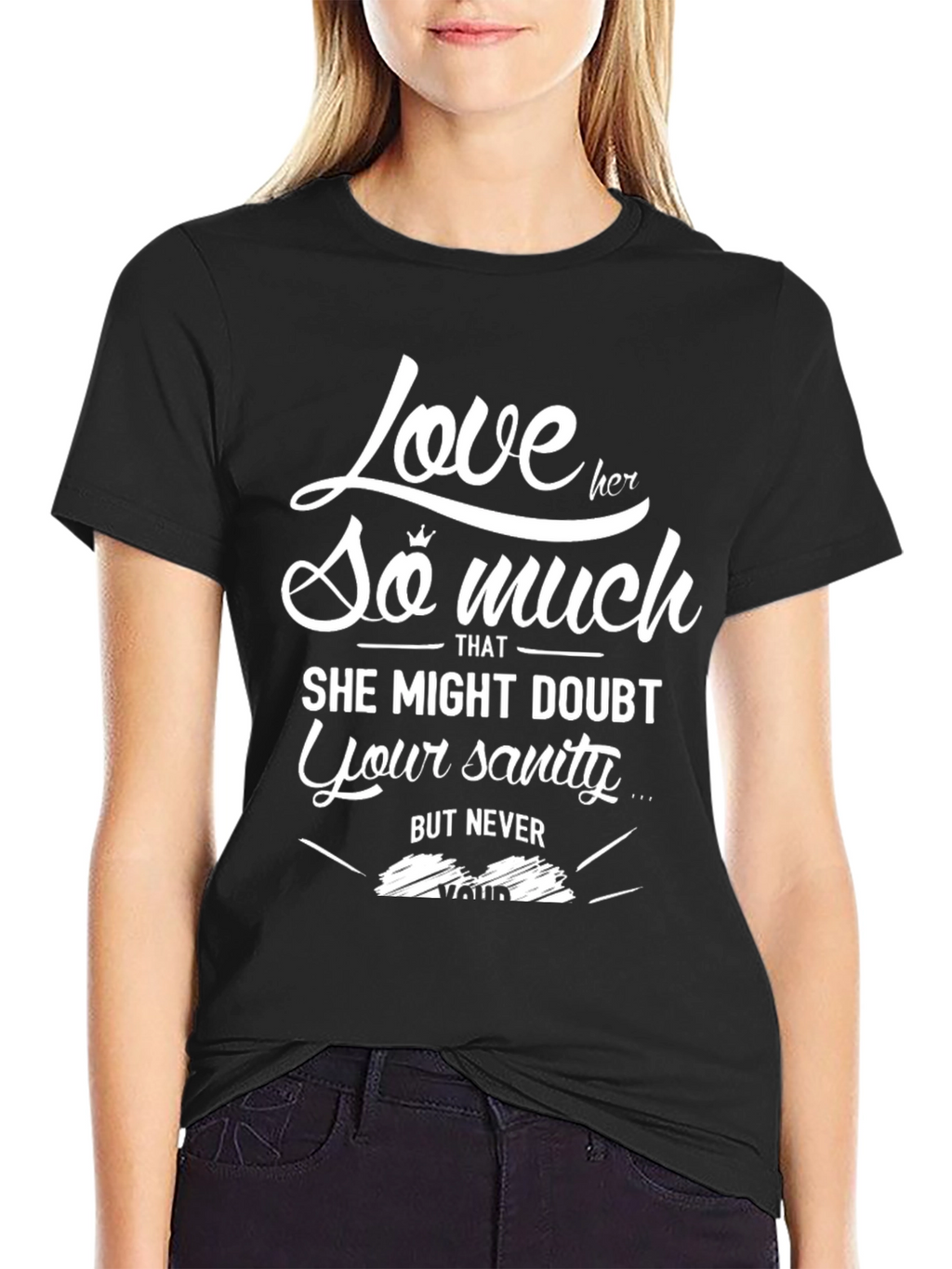 Love Her So Much Graphic Tee - Mens
