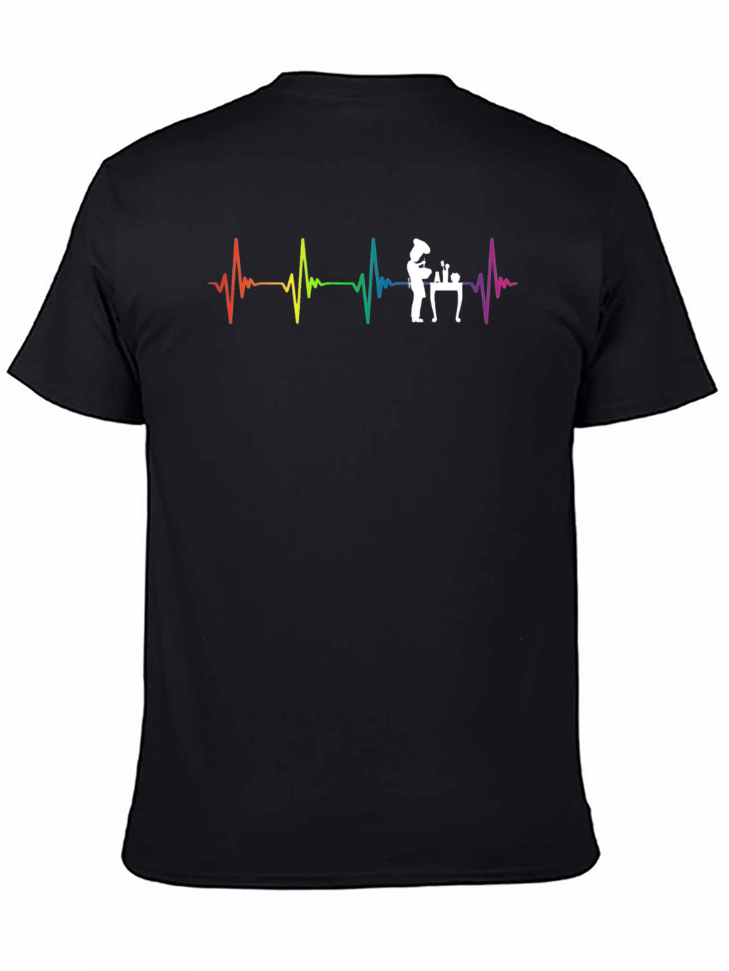 Heartbeat Chef T-Shirt - Culinary Passion Tee