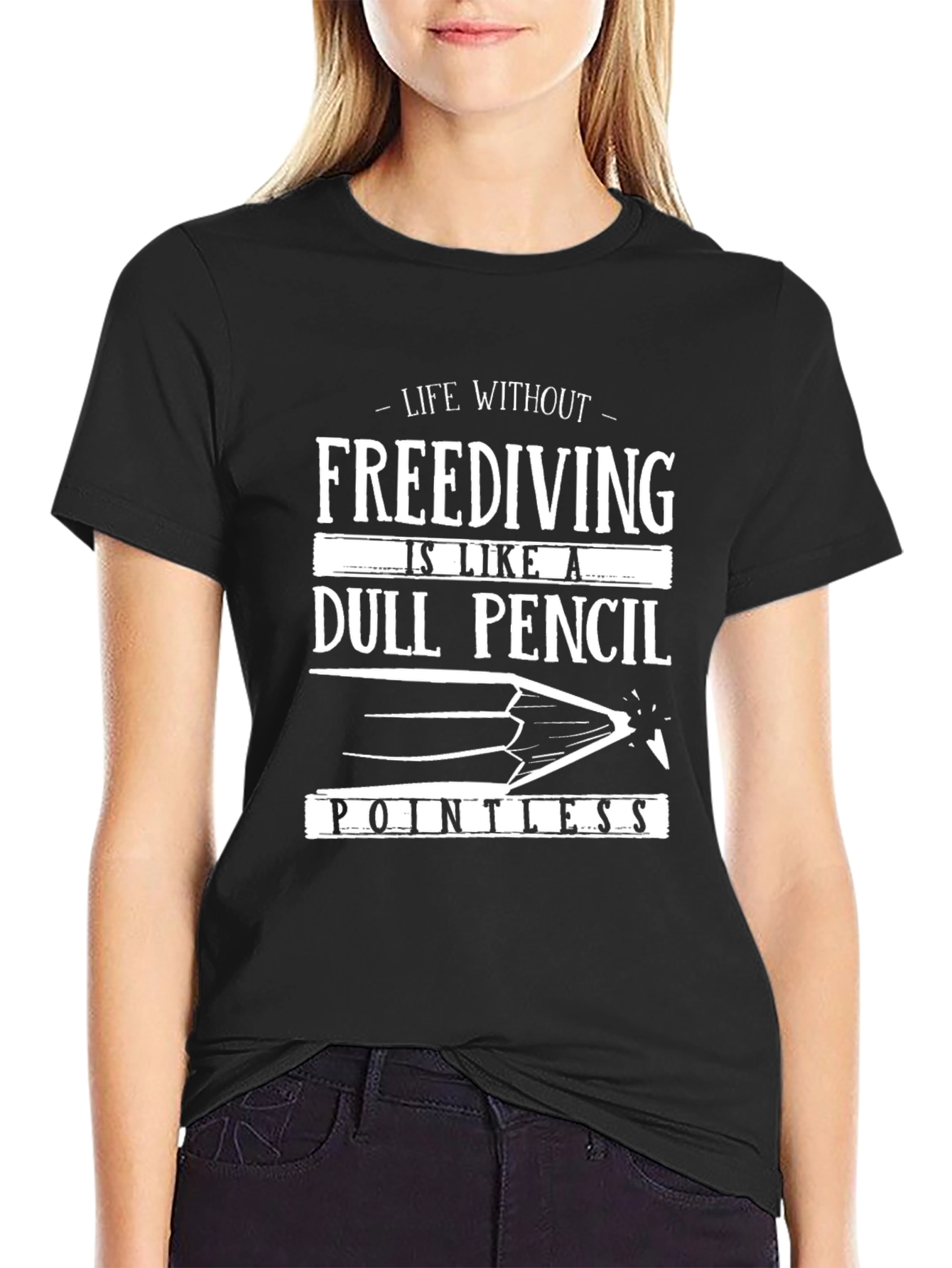 Freediving T-Shirt - Life Without Freediving