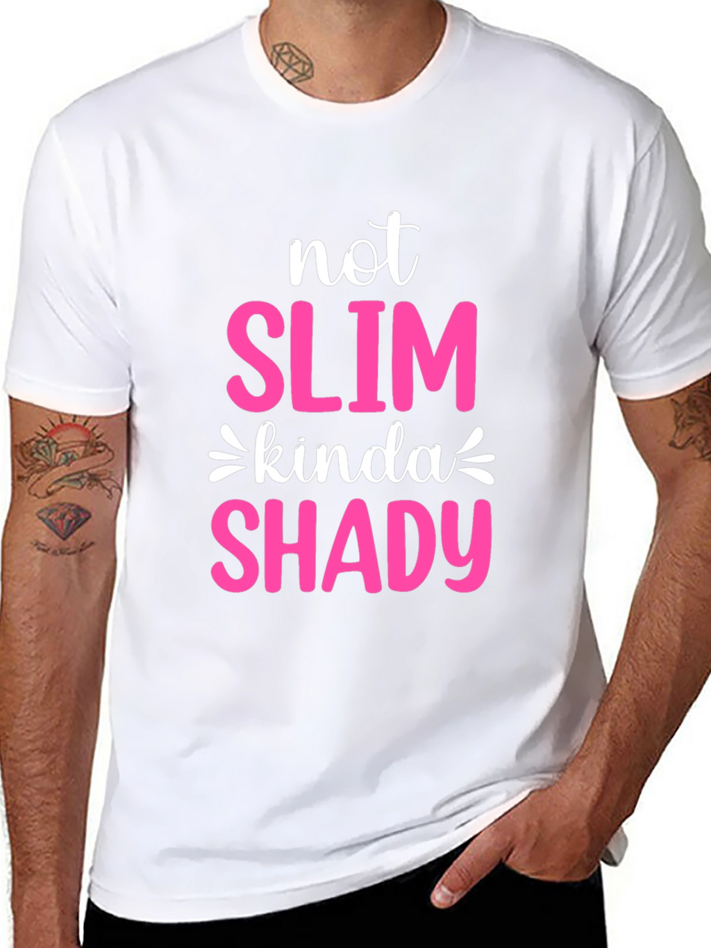 Not Slim Kinda Shady Graphic Tee