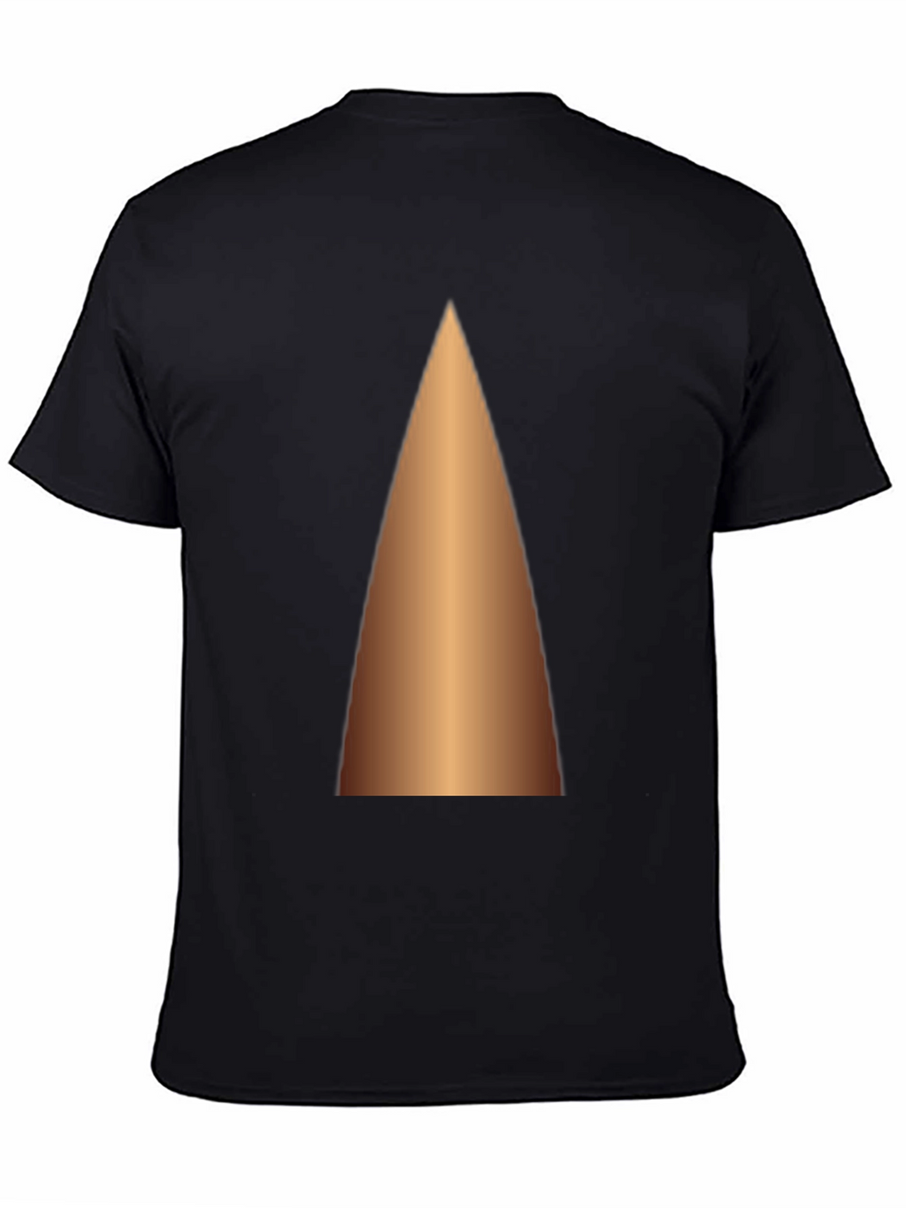 Gradient Cone Graphic Tee - Modern Casual Style