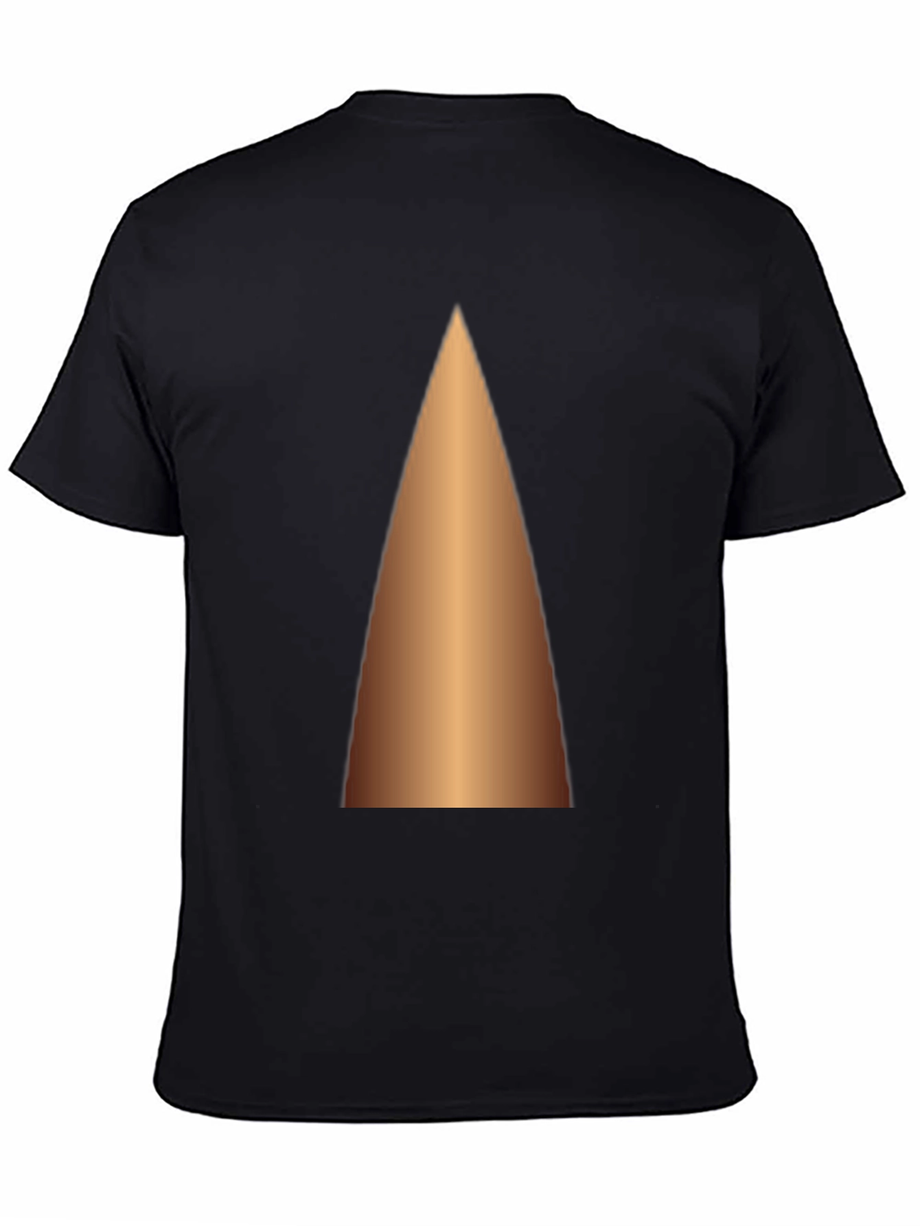 Gradient Cone Graphic Tee - Modern Casual Style