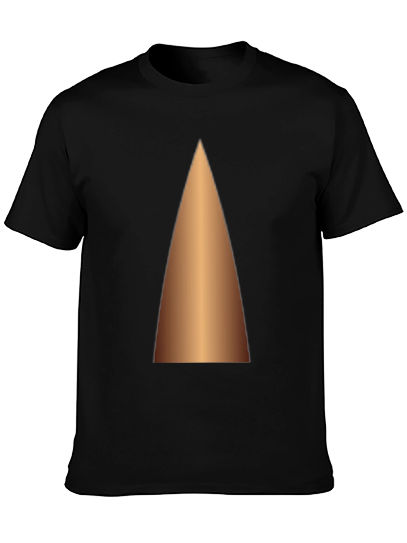 Gradient Cone Graphic Tee - Modern Casual Style