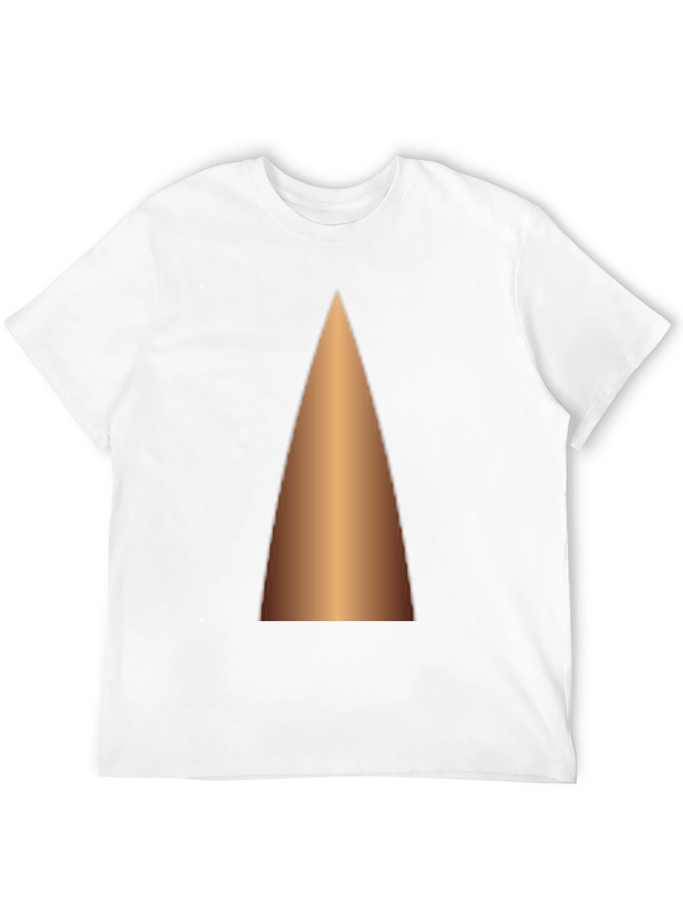 Gradient Cone Graphic Tee - Modern Casual Style