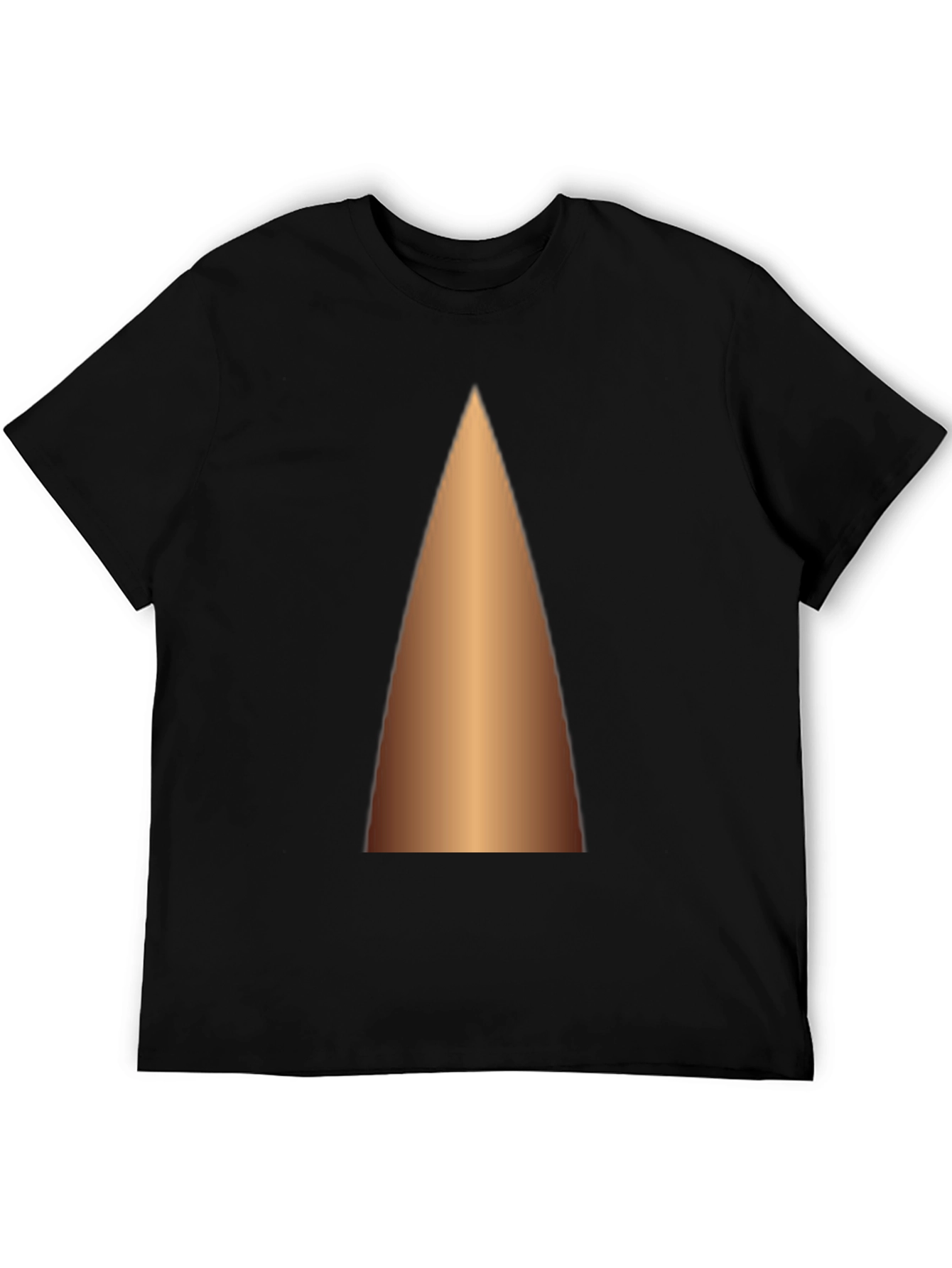 Gradient Cone Graphic Tee - Modern Casual Style