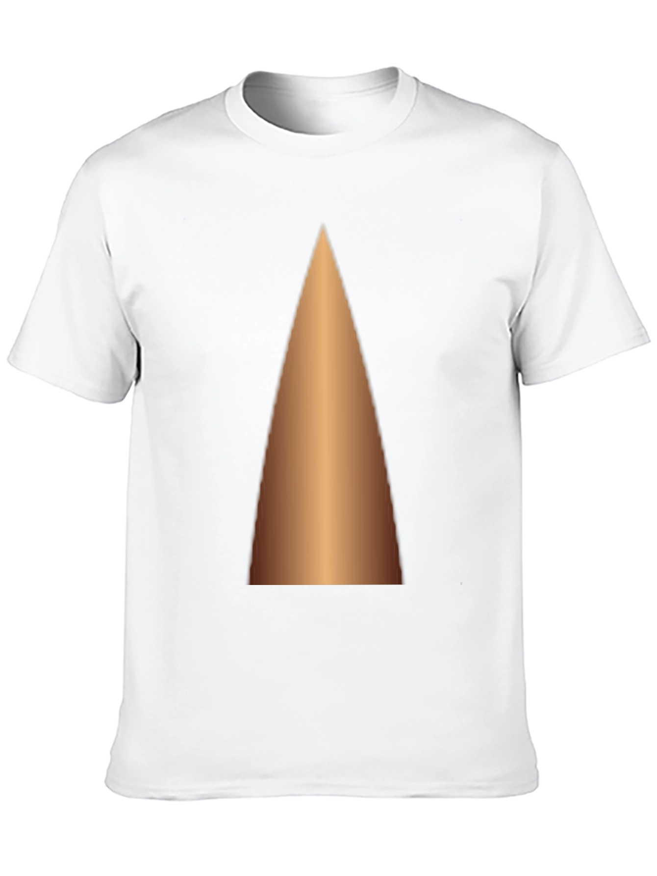 Gradient Cone Graphic Tee - Modern Casual Style