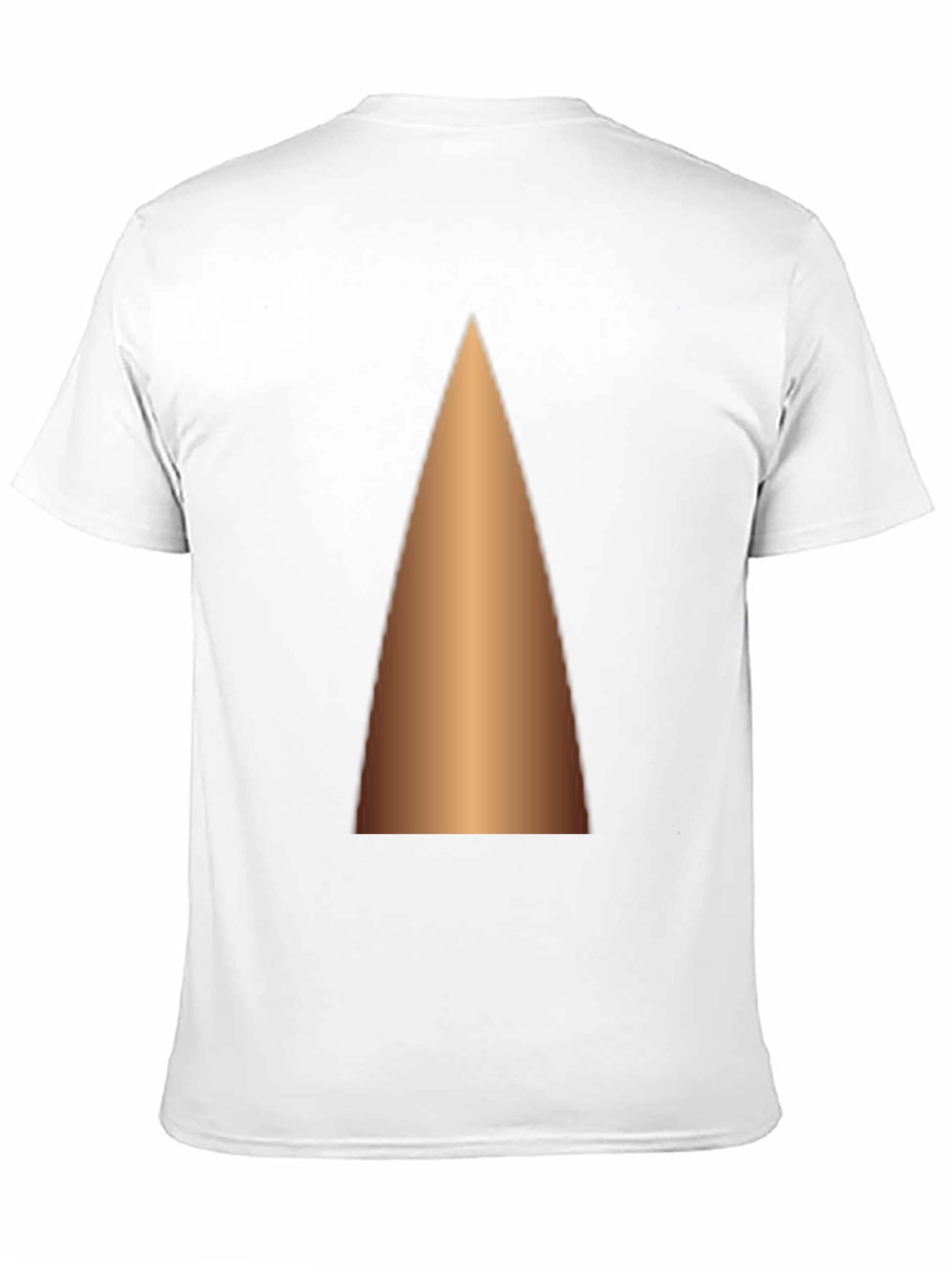 Gradient Cone Graphic Tee - Modern Casual Style