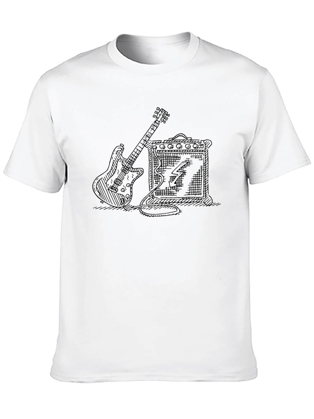 Electric Guitar & Amp T-Shirt - Musician Tee