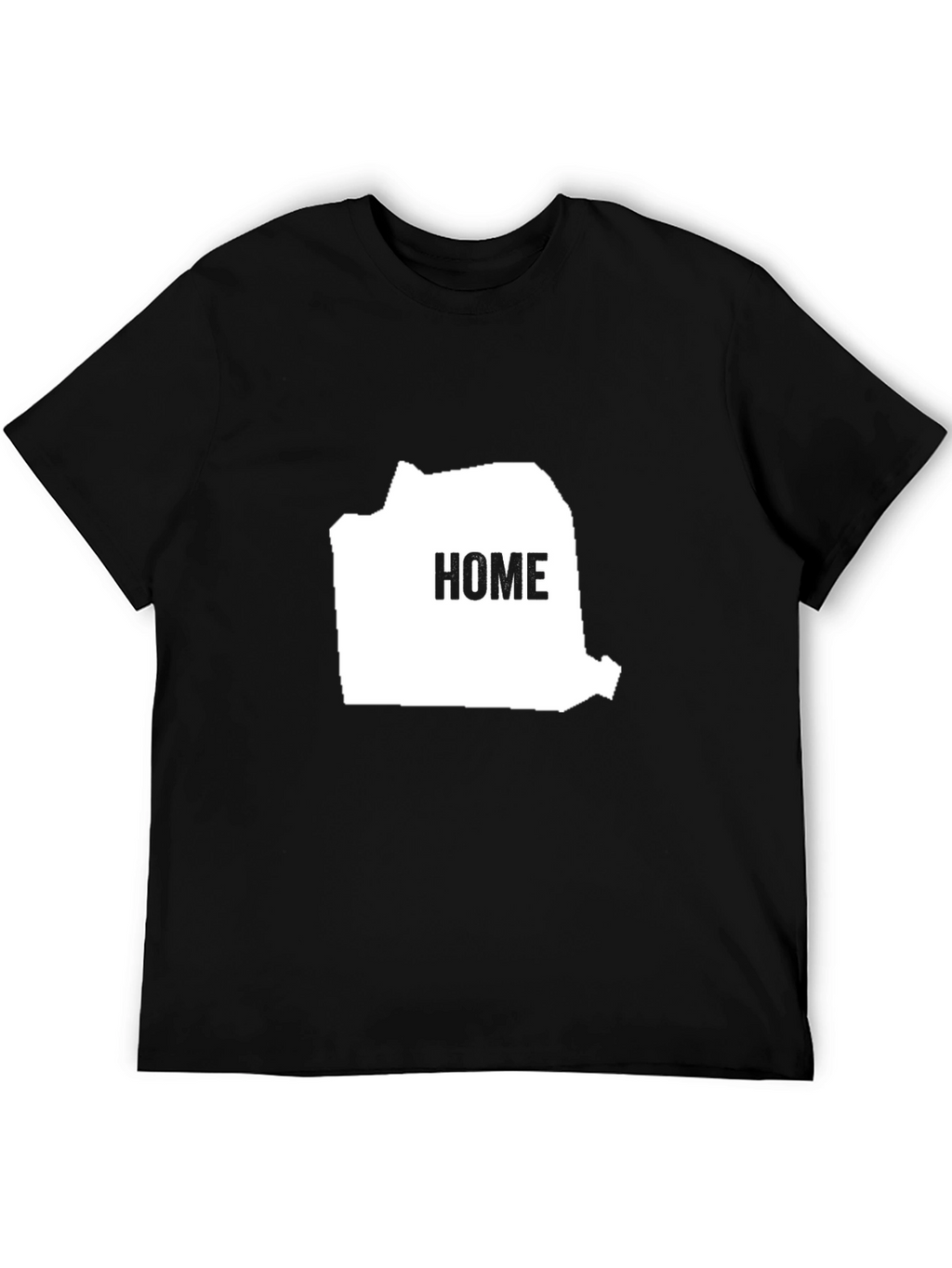 Romania Home Graphic Tee - Black Cotton T-Shirt