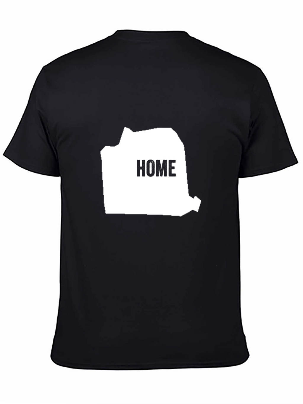 Romania Home Graphic Tee - Black Cotton T-Shirt