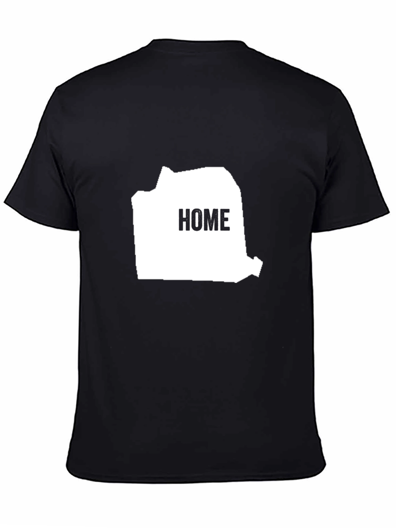 Romania Home Graphic Tee - Black Cotton T-Shirt
