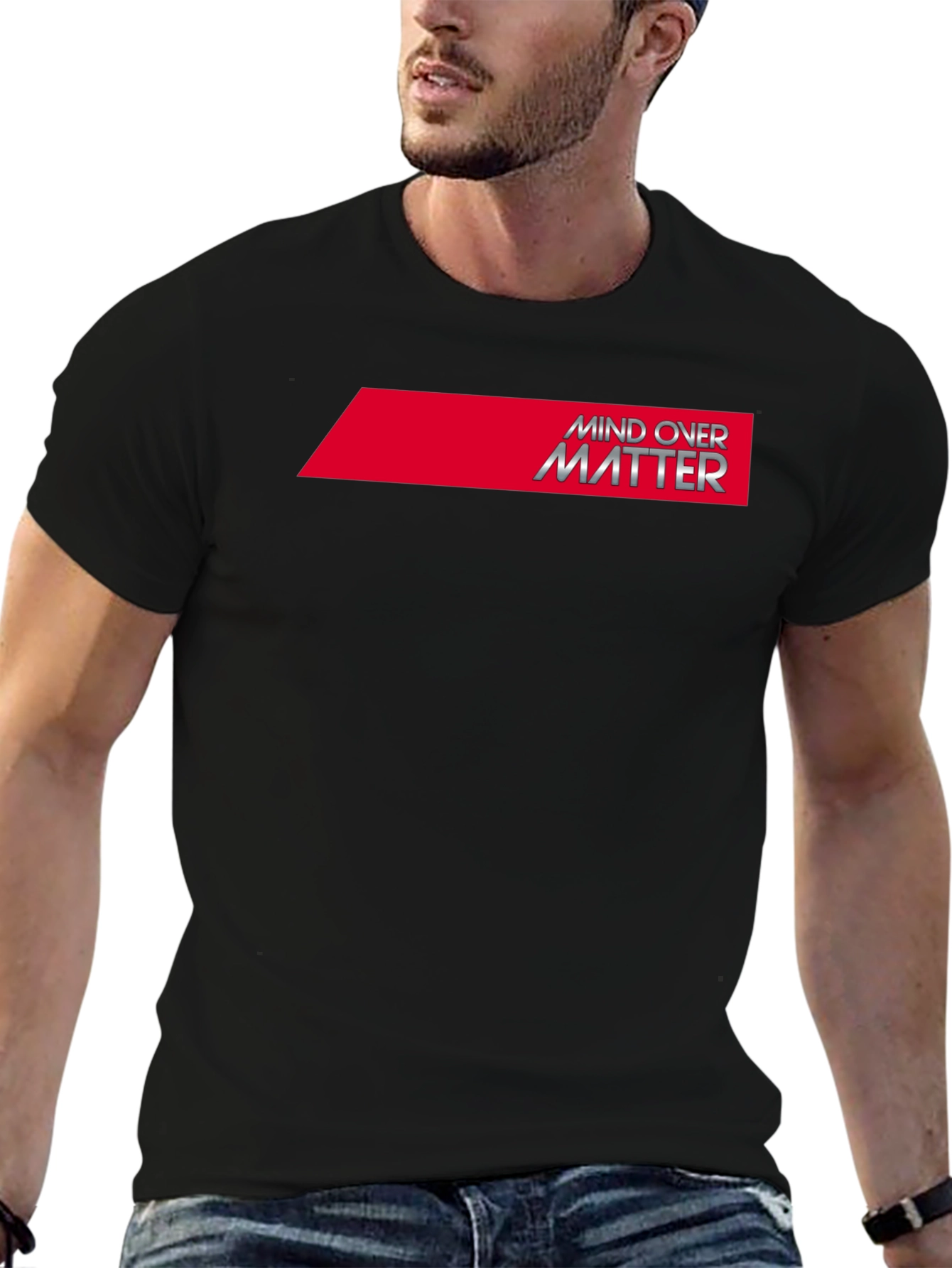 Mind Over Matter Graphic Tee - Premium Cotton Blend