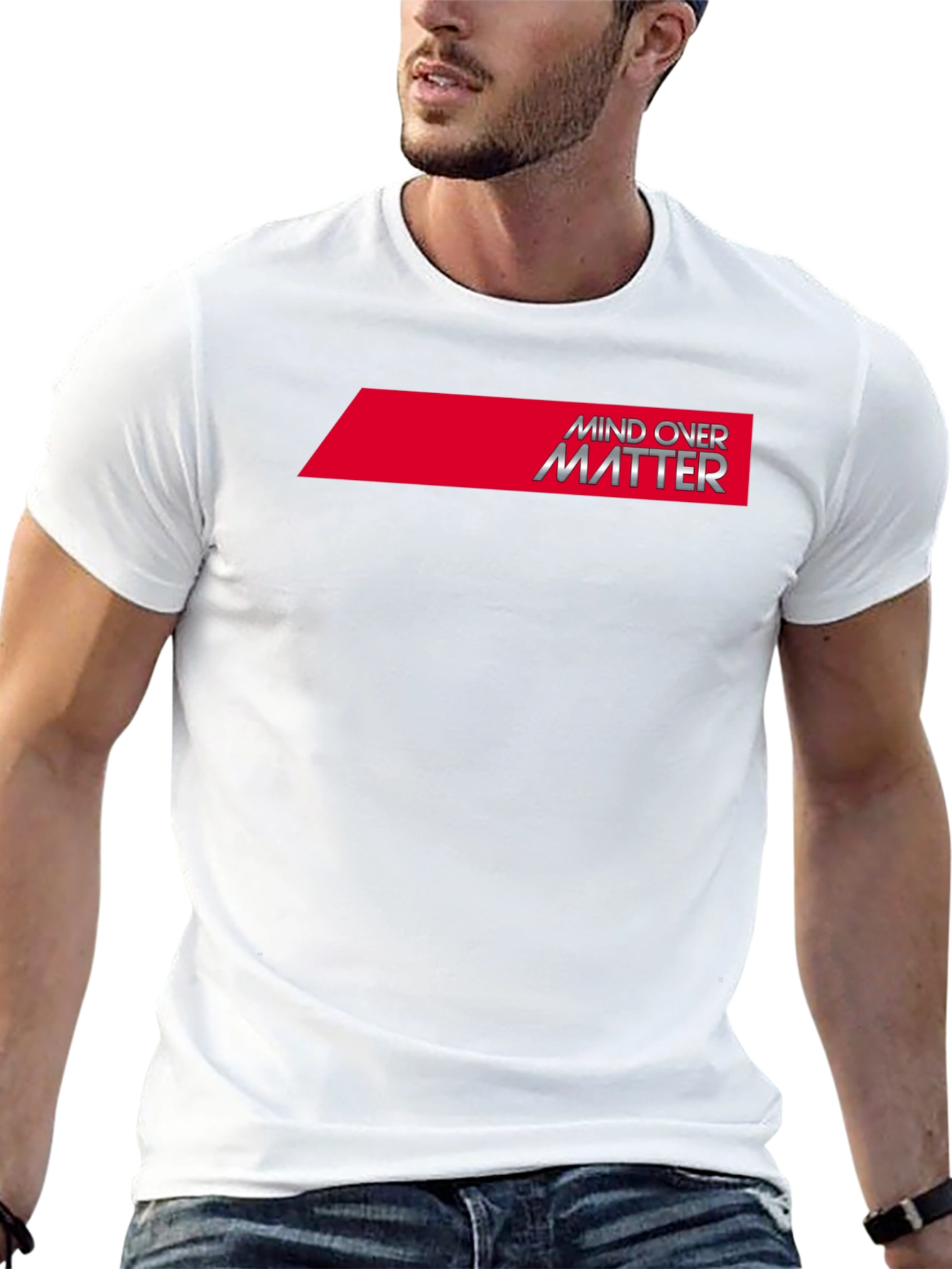 Mind Over Matter Graphic Tee - Premium Cotton Blend