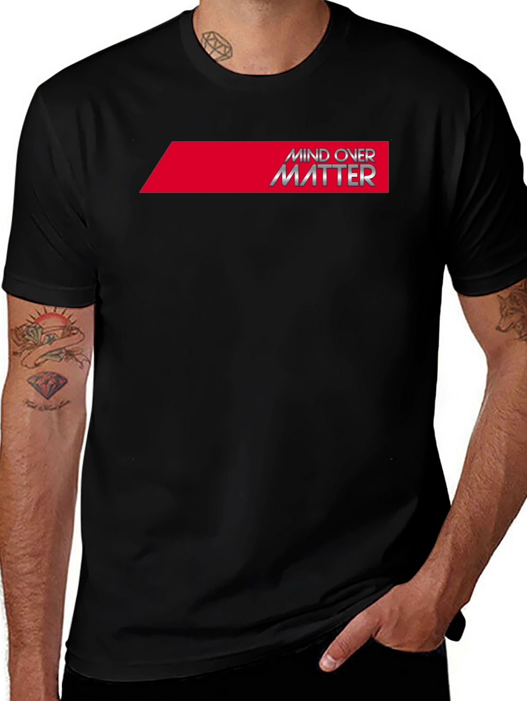 Mind Over Matter Graphic Tee - Premium Cotton Blend