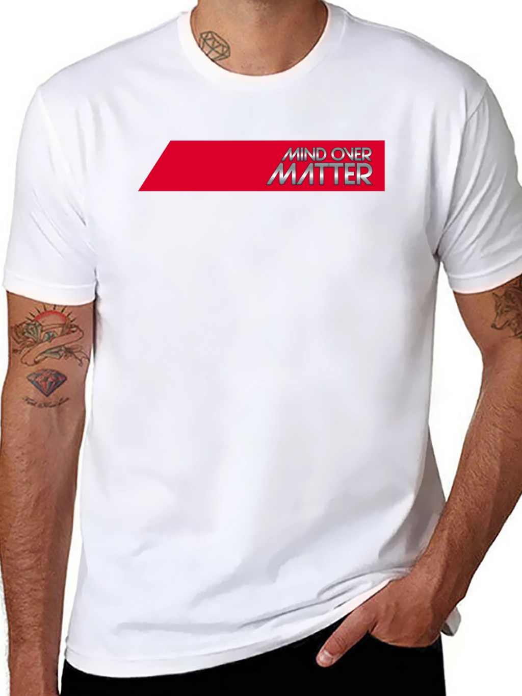 Mind Over Matter Graphic Tee - Premium Cotton Blend