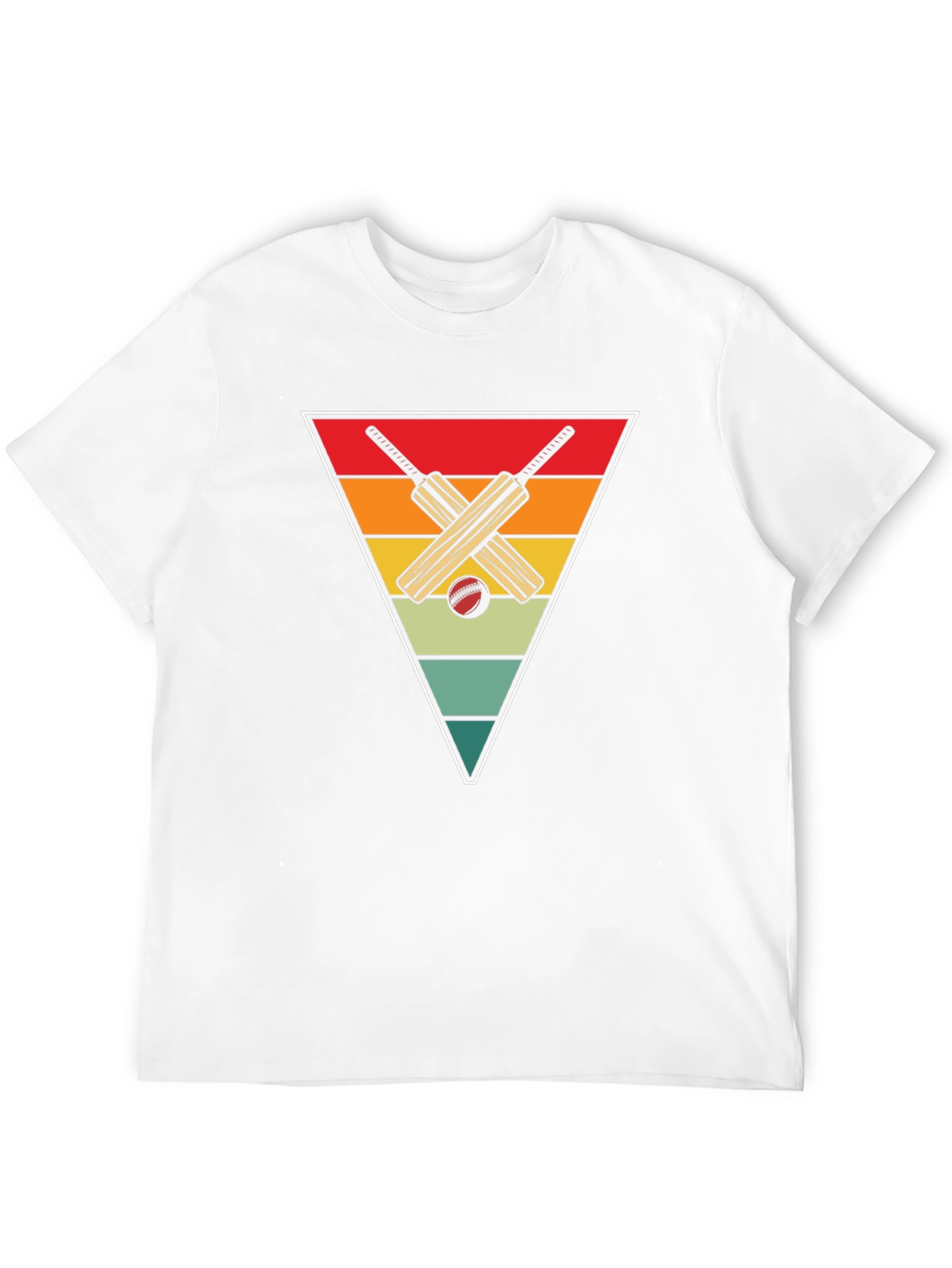 Retro Cricket Bats Graphic Tee