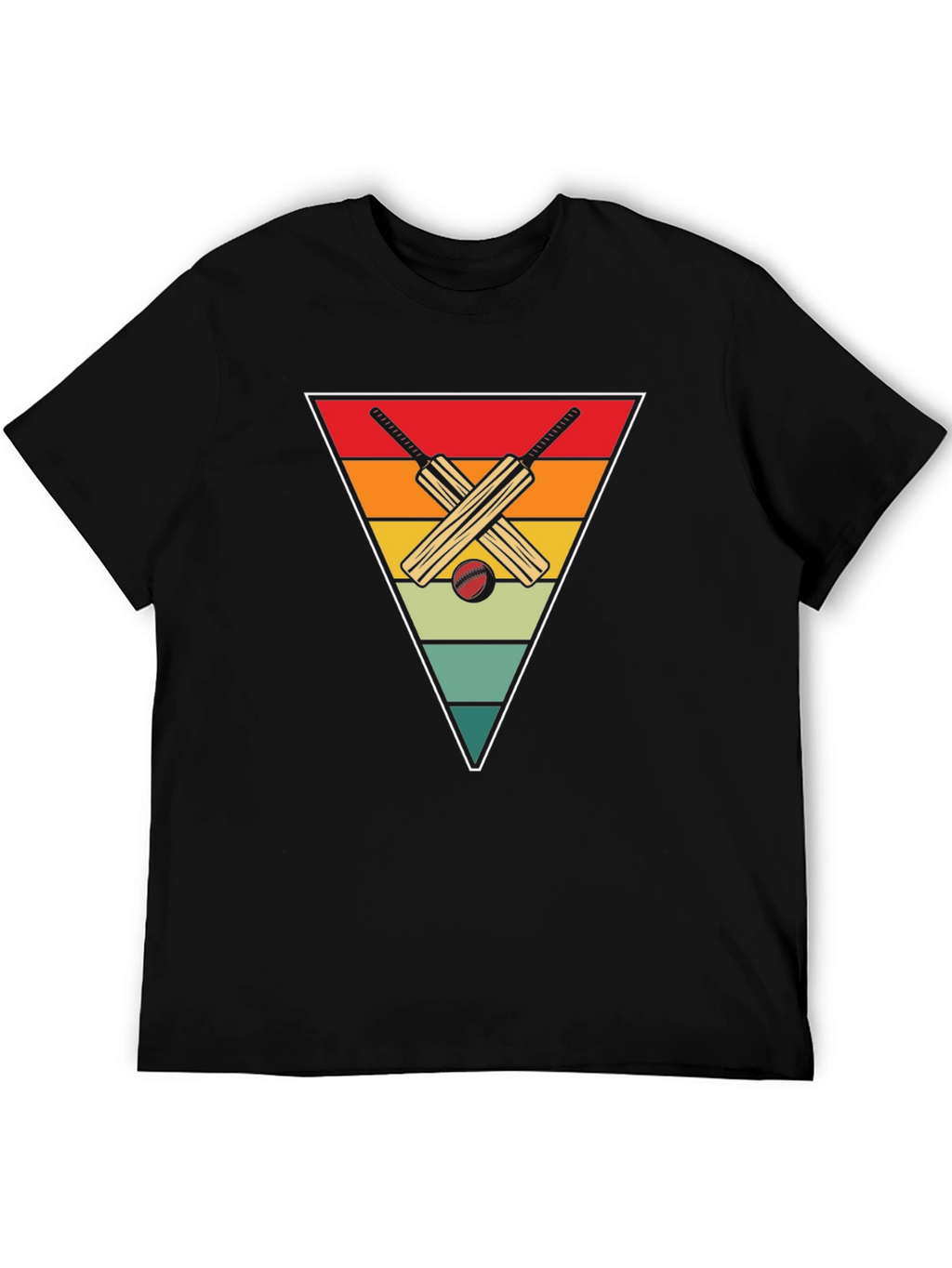 Retro Cricket Bats Graphic Tee