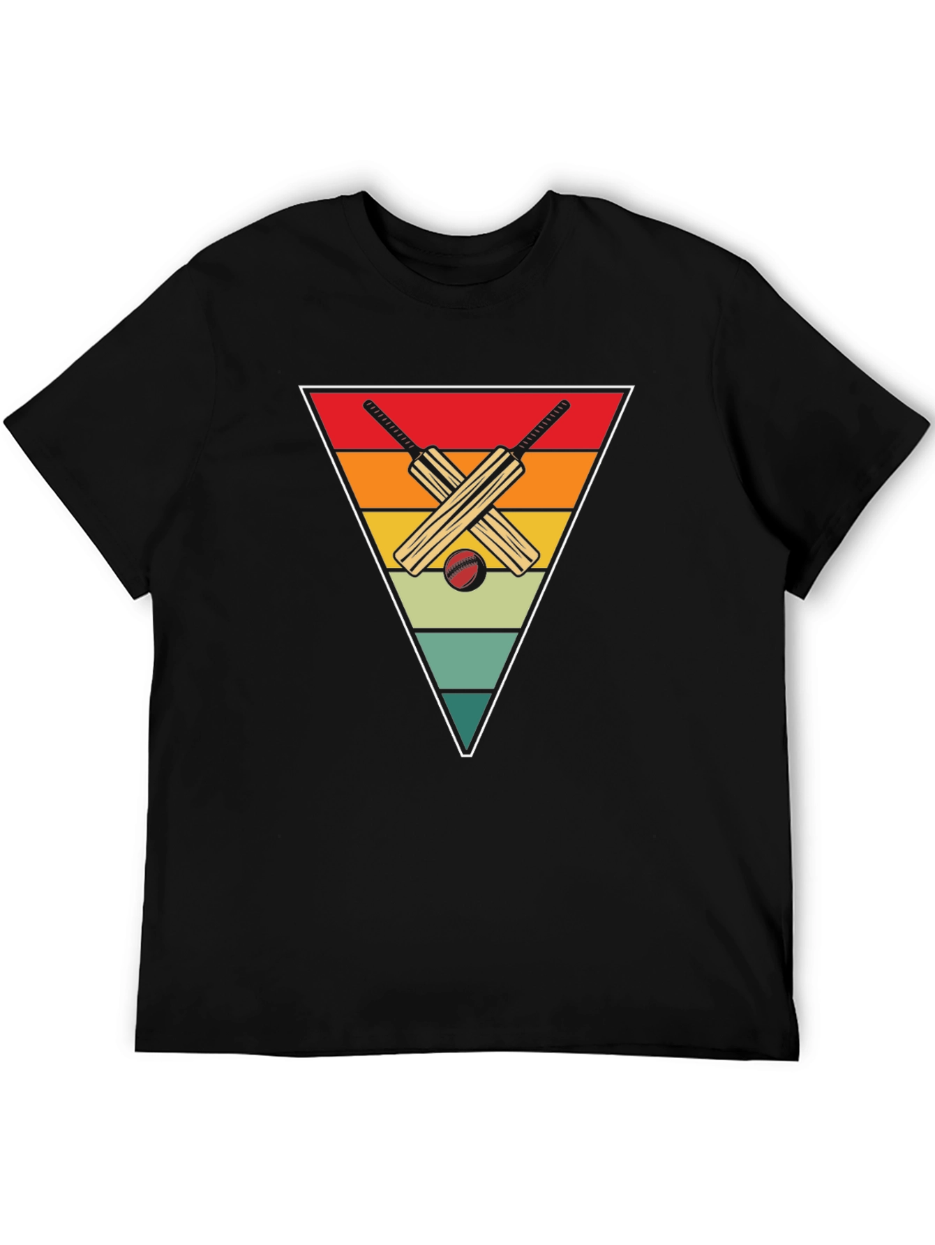 Retro Cricket Bats Graphic Tee