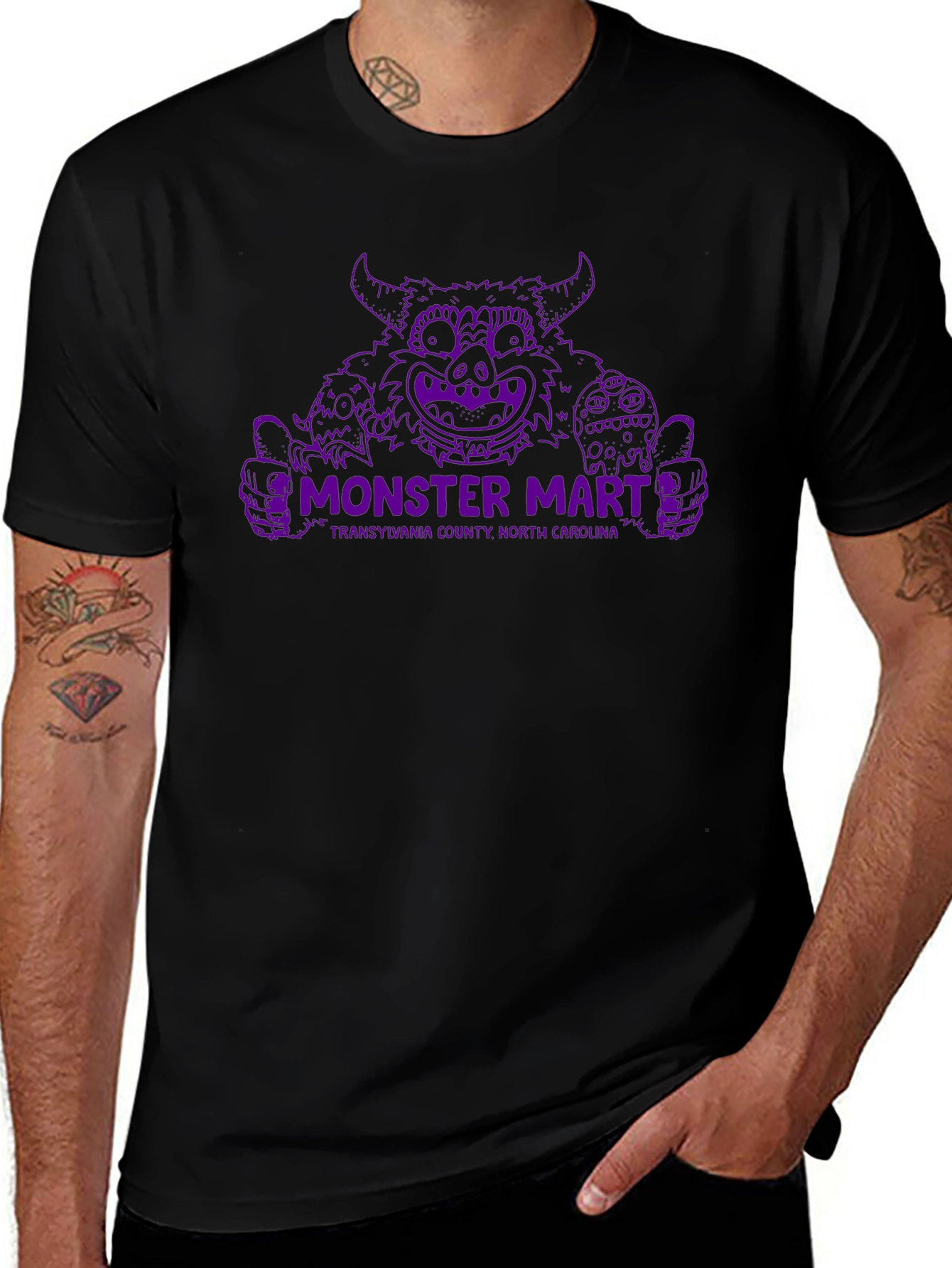 Monster Mart T-Shirt - Transylvania County NC