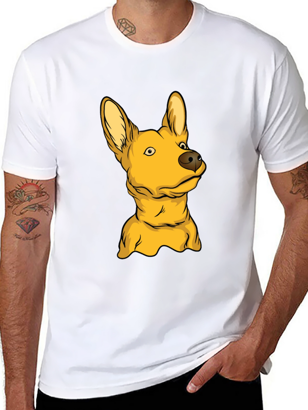 Dog Graphic Tee - Novelty Pet Lover T-Shirt