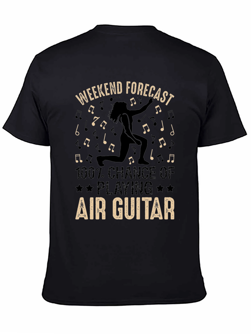 Air Guitar Weekend Forecast T-Shirt