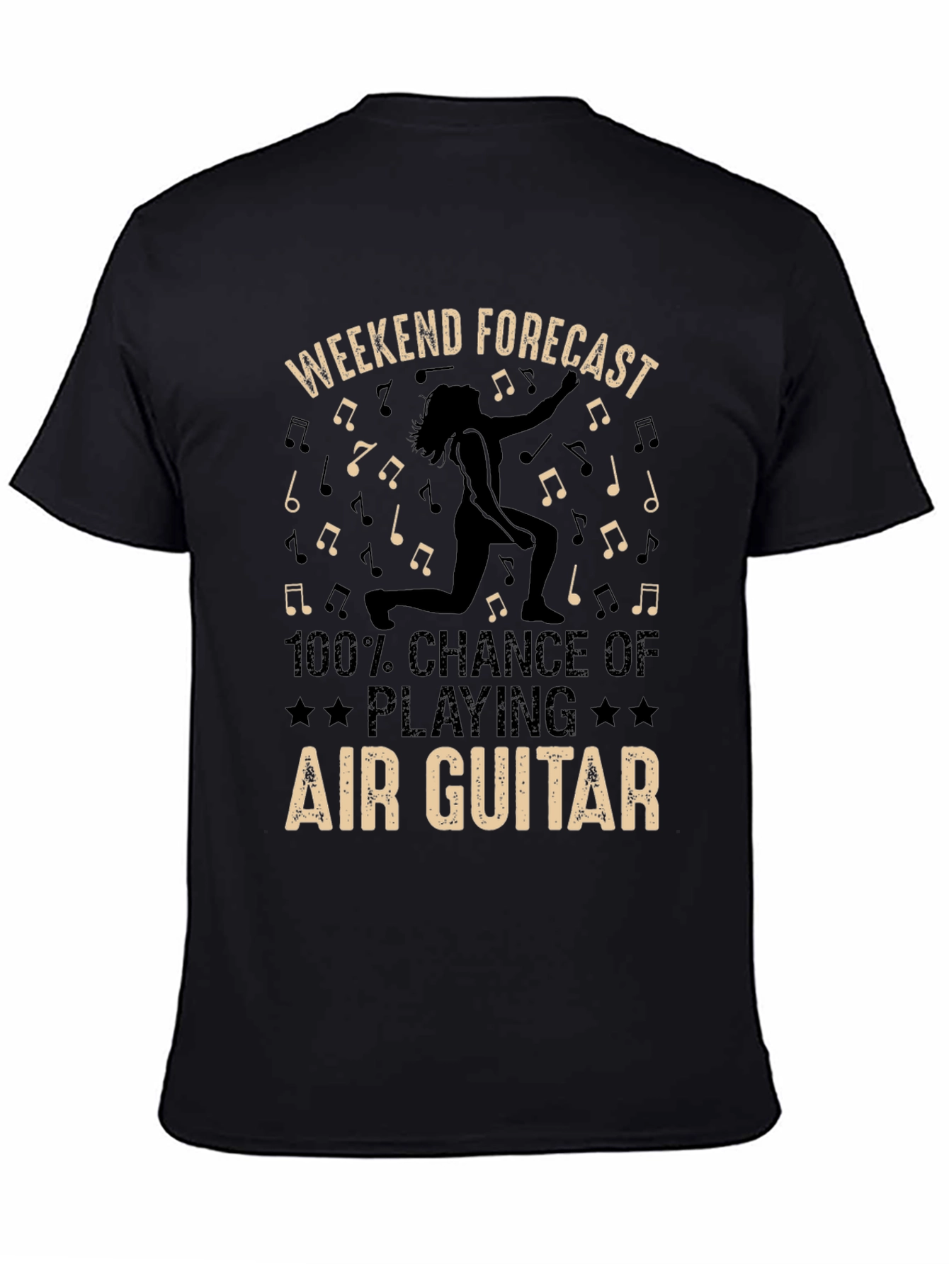 Air Guitar Weekend Forecast T-Shirt