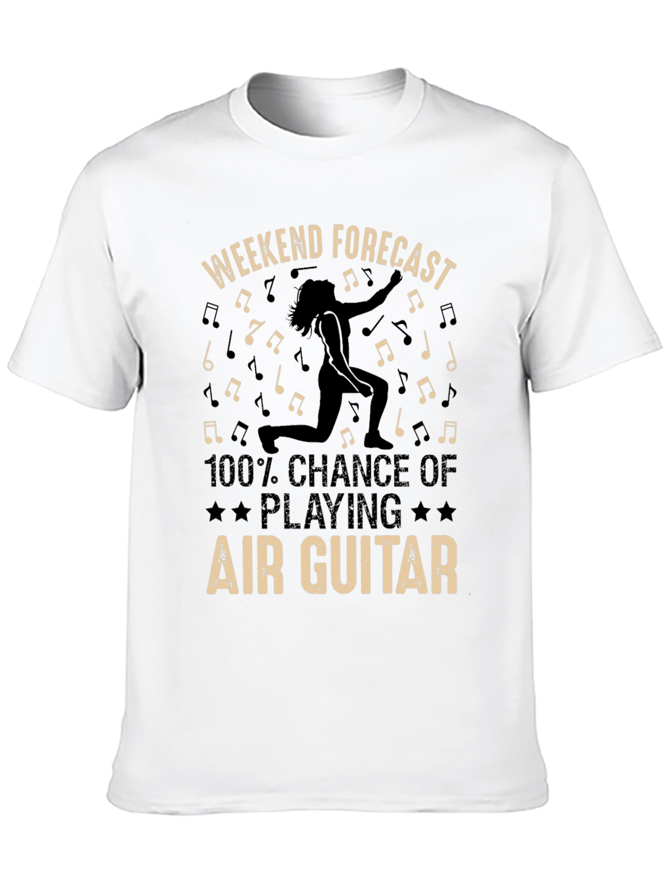 Air Guitar Weekend Forecast T-Shirt