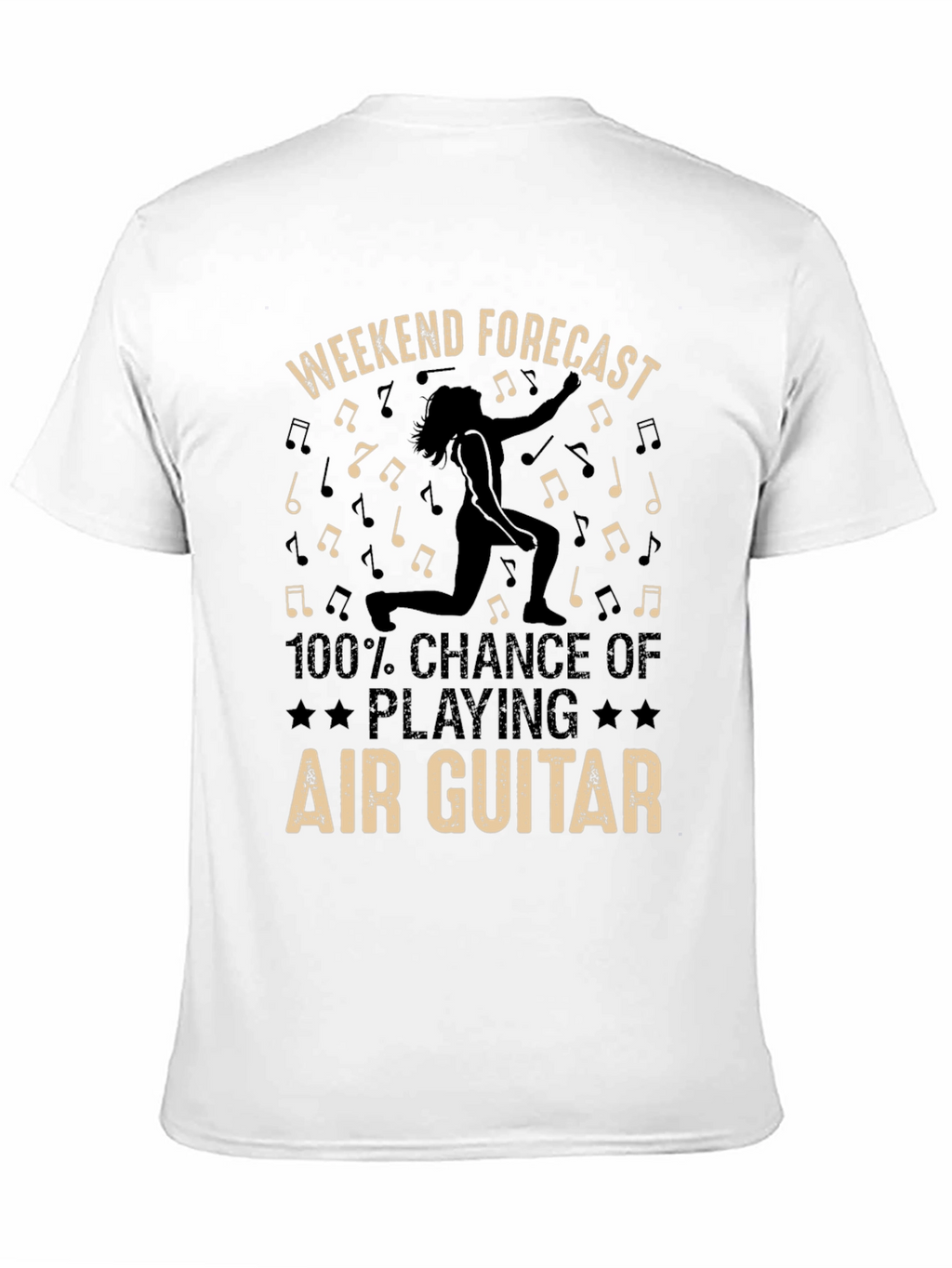 Air Guitar Weekend Forecast T-Shirt