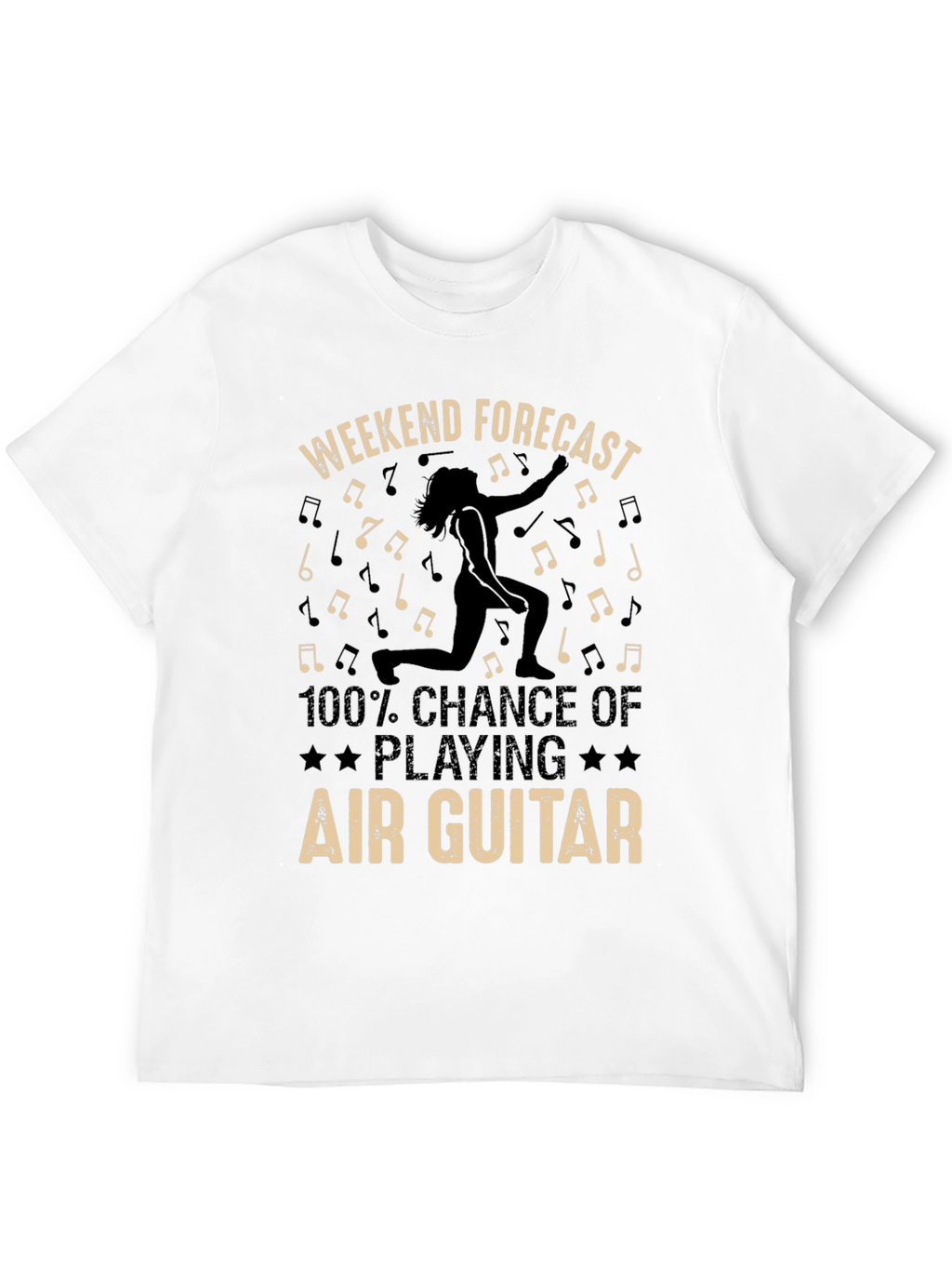 Air Guitar Weekend Forecast T-Shirt