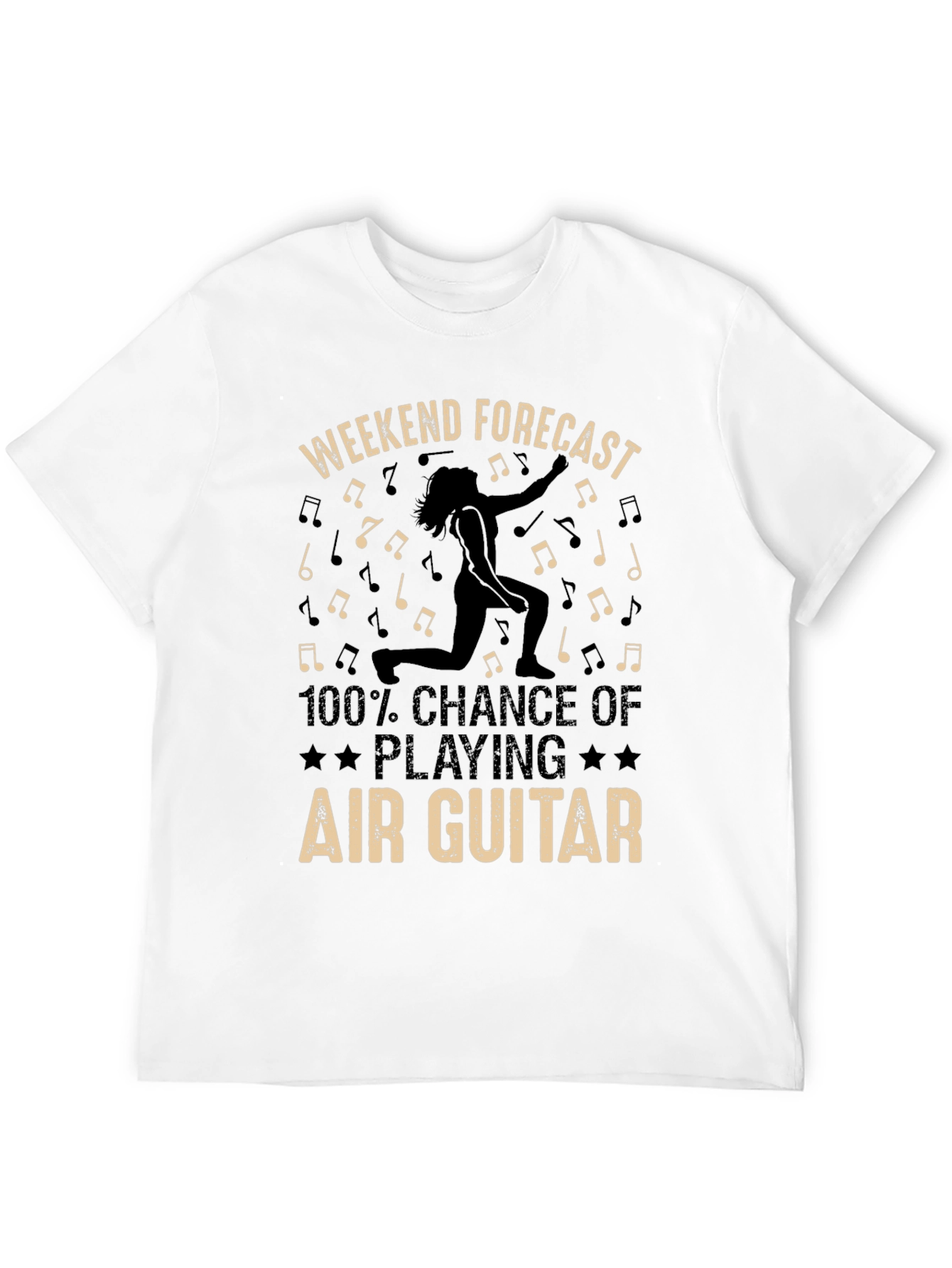 Air Guitar Weekend Forecast T-Shirt