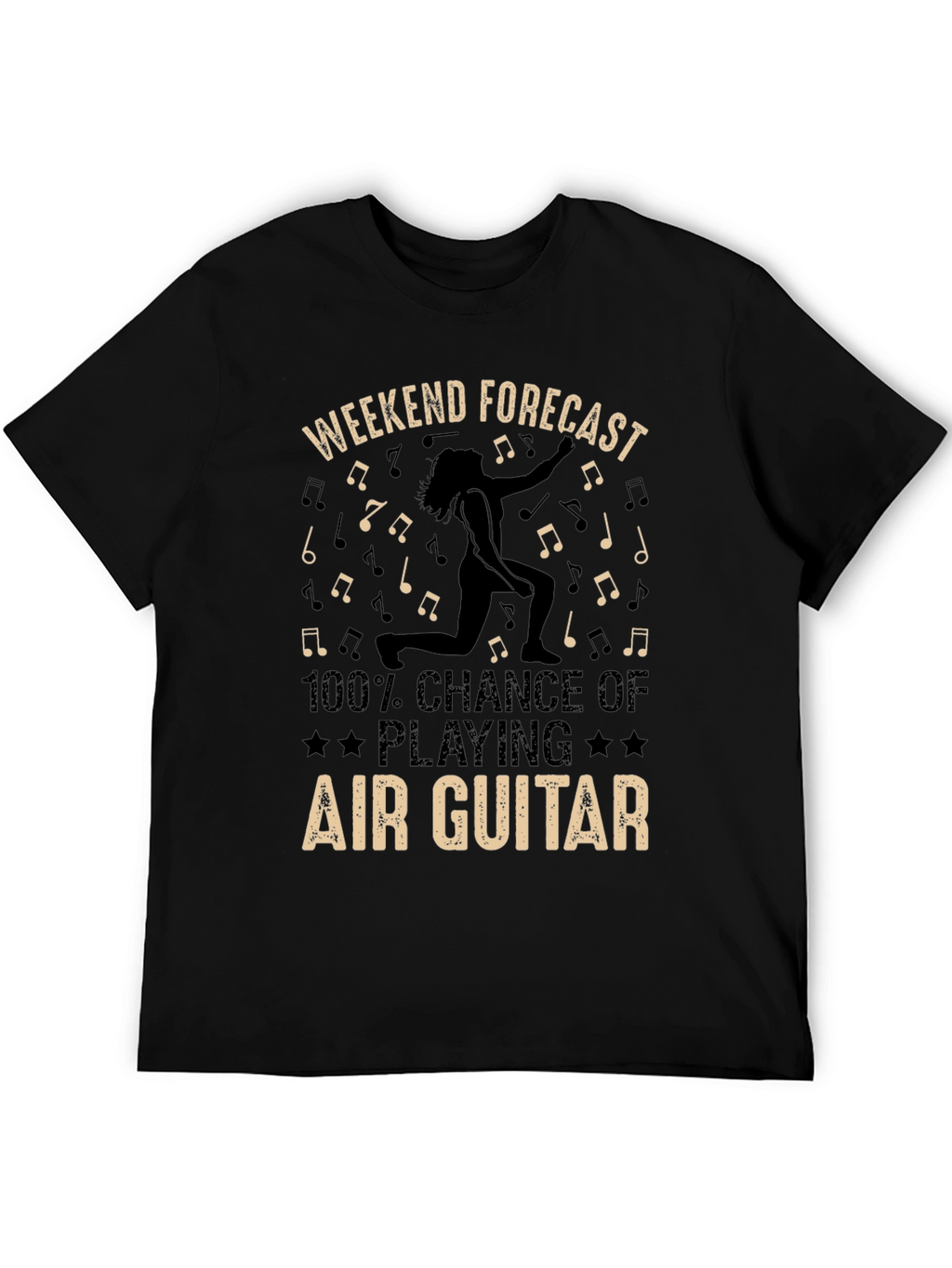 Air Guitar Weekend Forecast T-Shirt