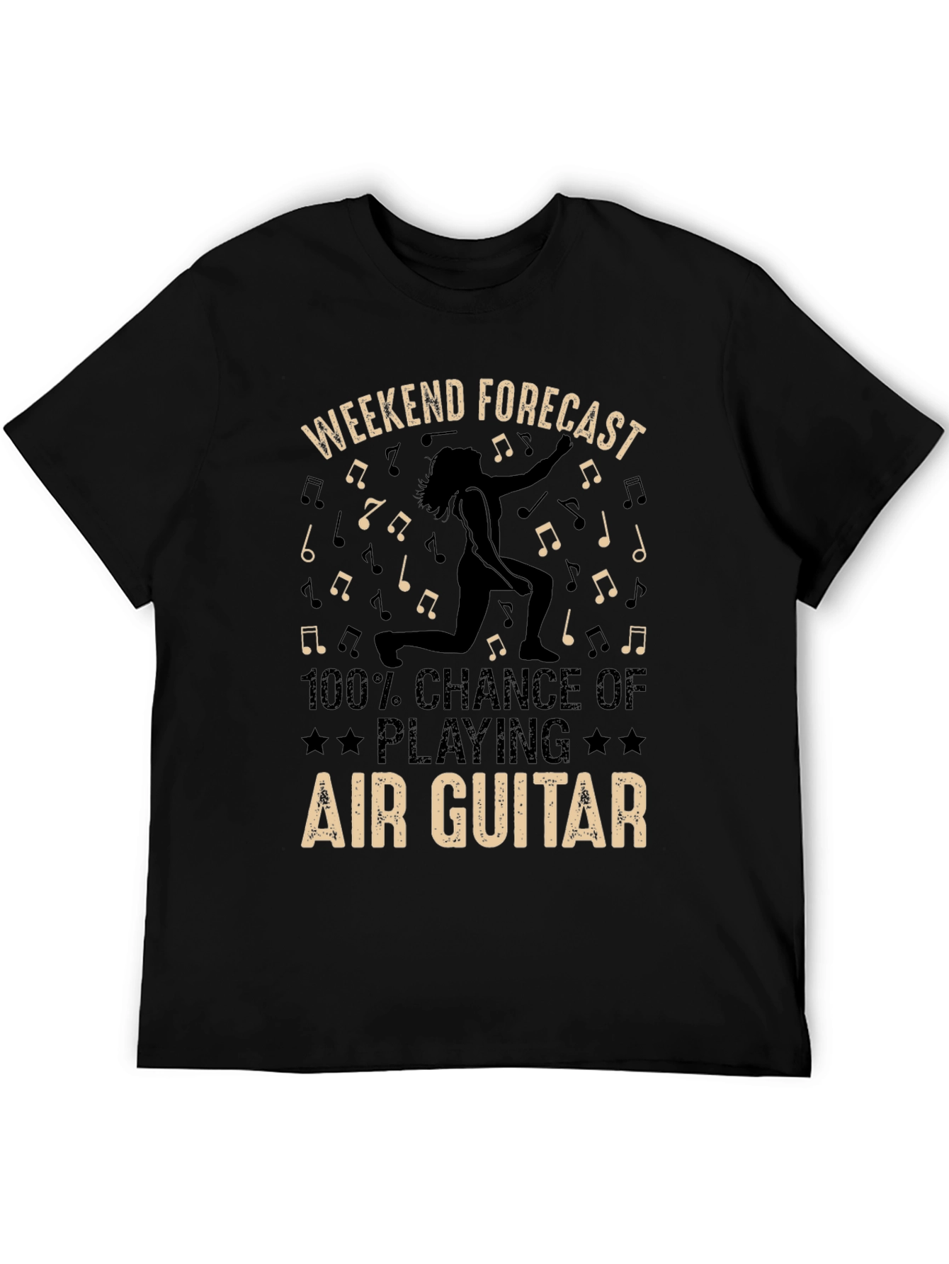 Air Guitar Weekend Forecast T-Shirt