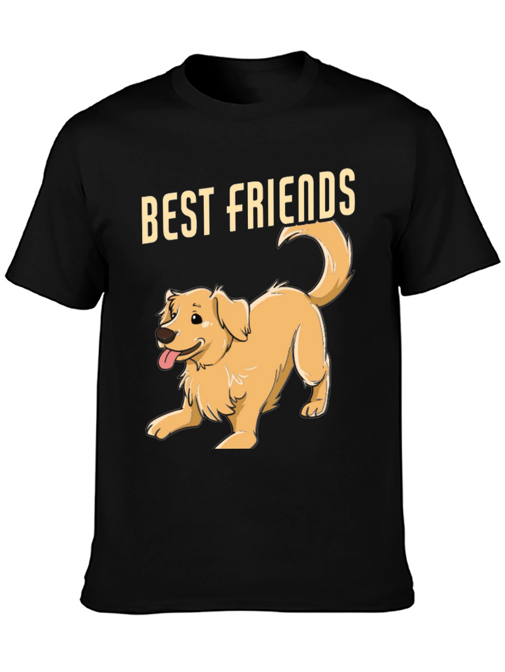Best Friends Golden Retriever Dog T-Shirt