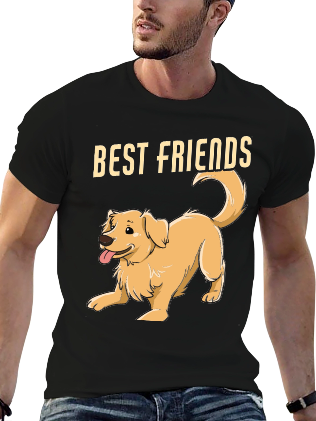 Best Friends Golden Retriever Dog T-Shirt