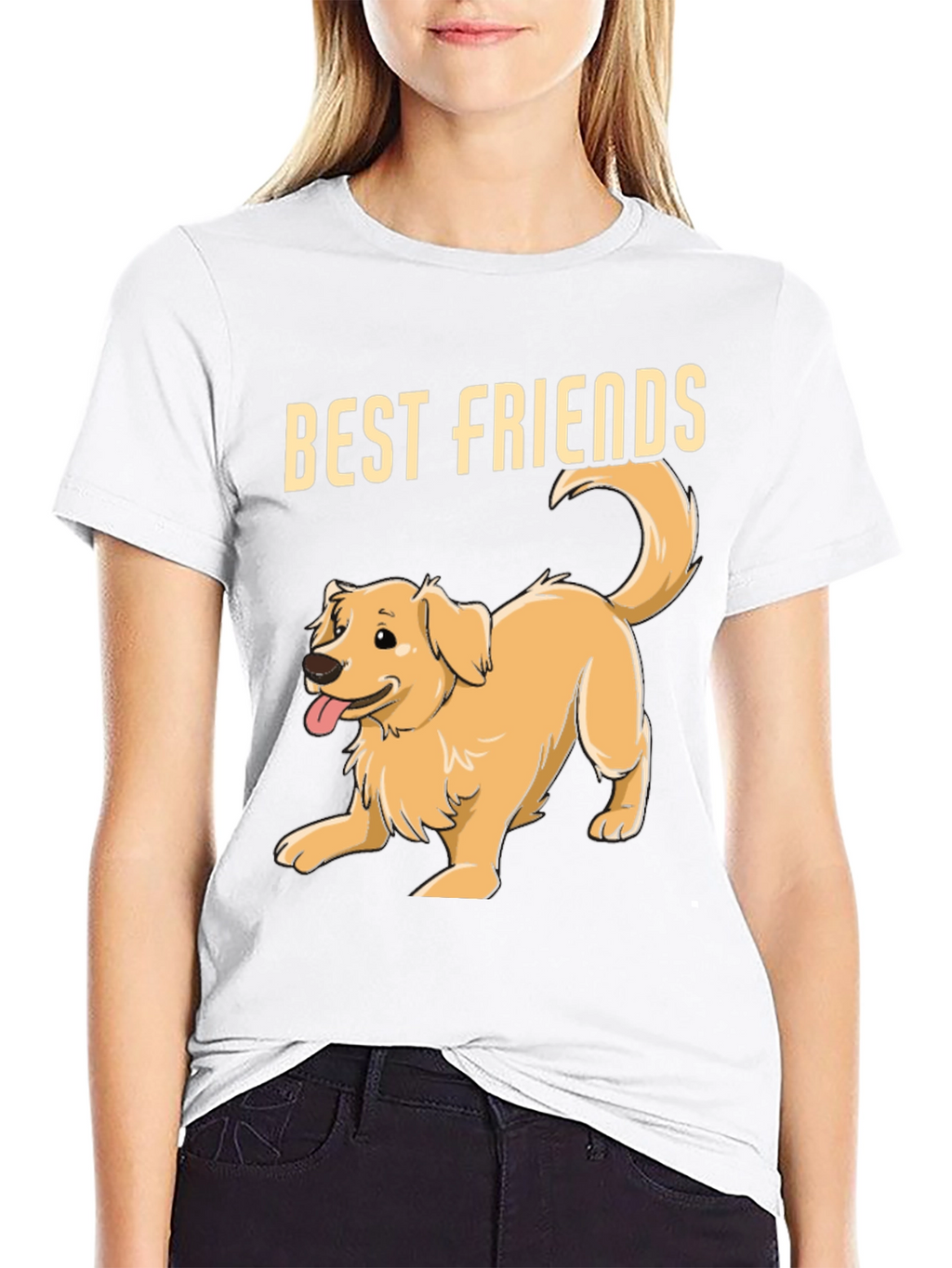 Best Friends Golden Retriever Dog T-Shirt