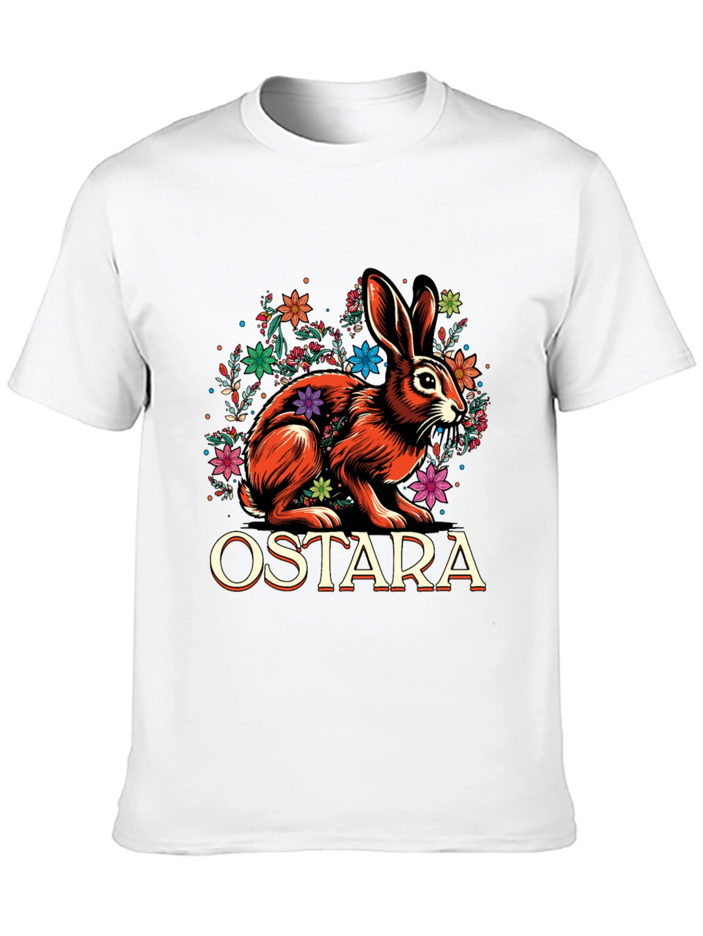 Ostara Hare T-Shirt - Spring Equinox Pagan Apparel