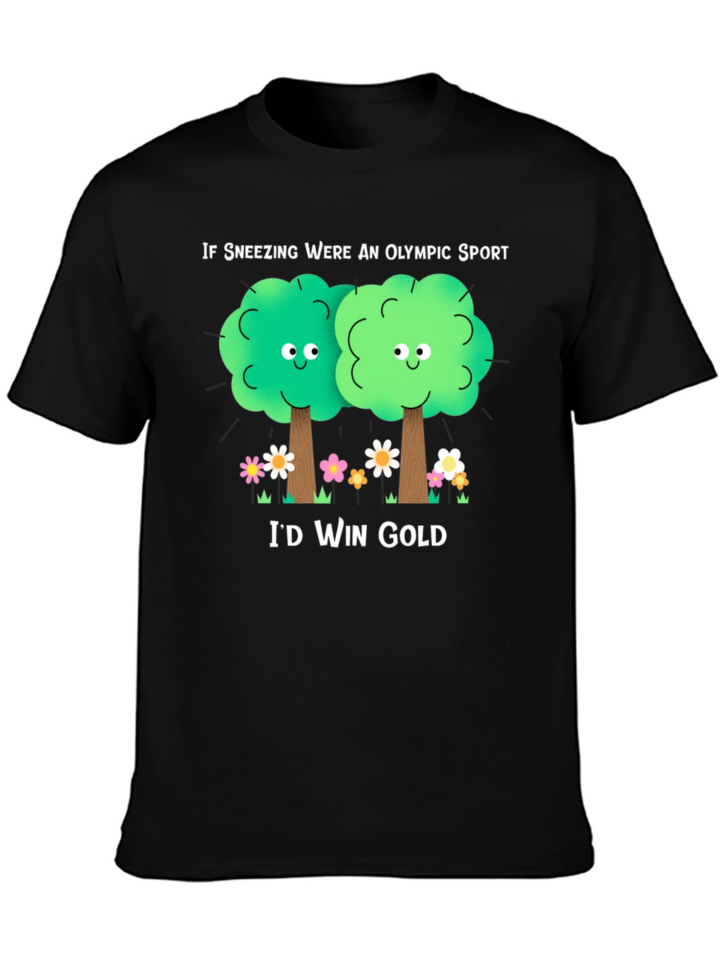 Funny Allergy Season T-Shirt: If Sneezing Olympic Sport
