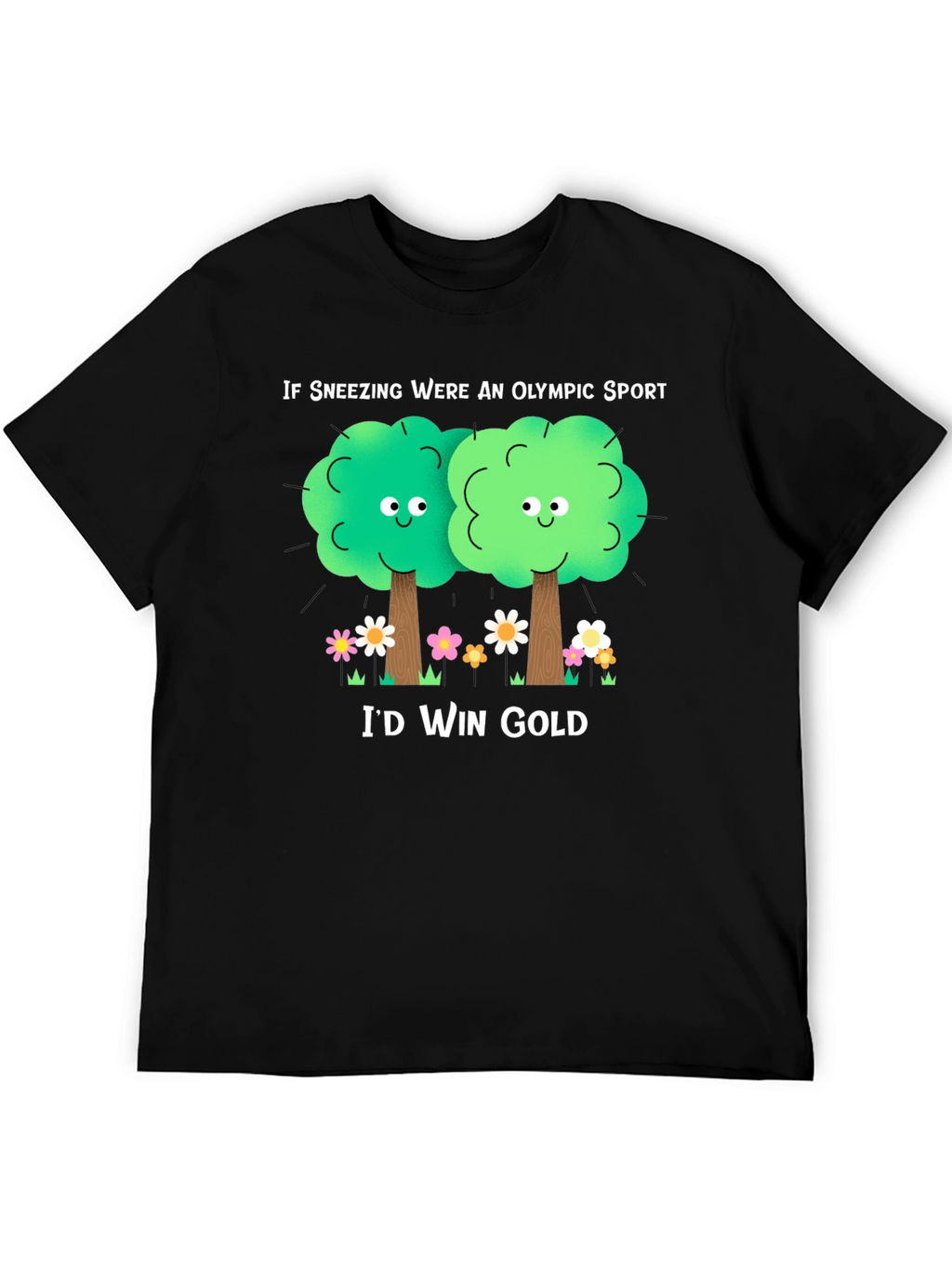 Funny Allergy Season T-Shirt: If Sneezing Olympic Sport