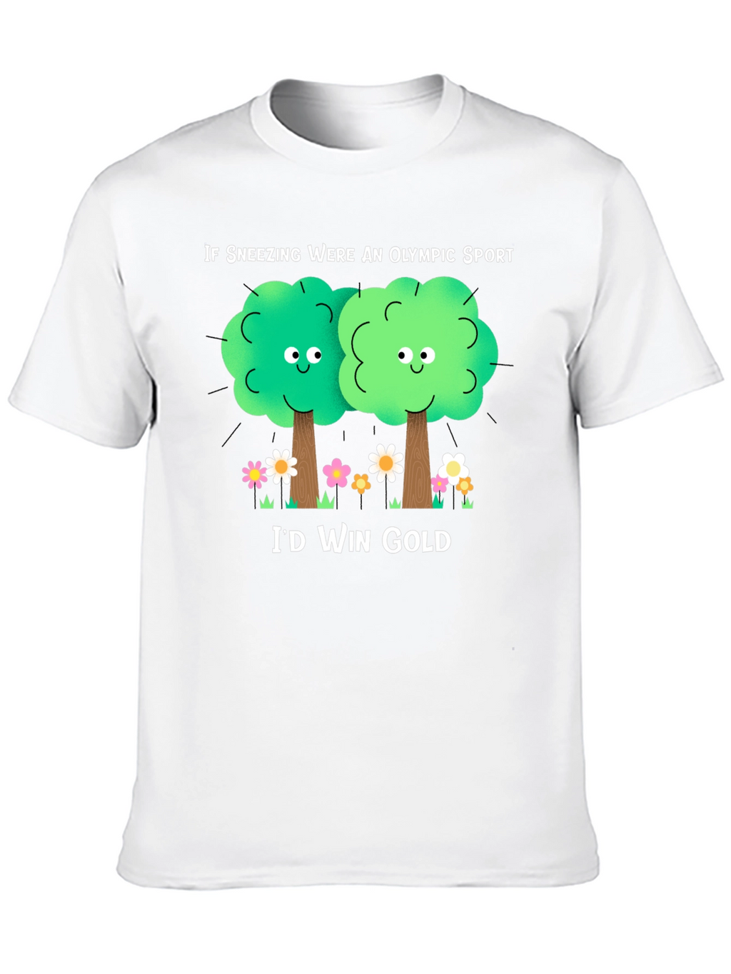 Funny Allergy Season T-Shirt: If Sneezing Olympic Sport