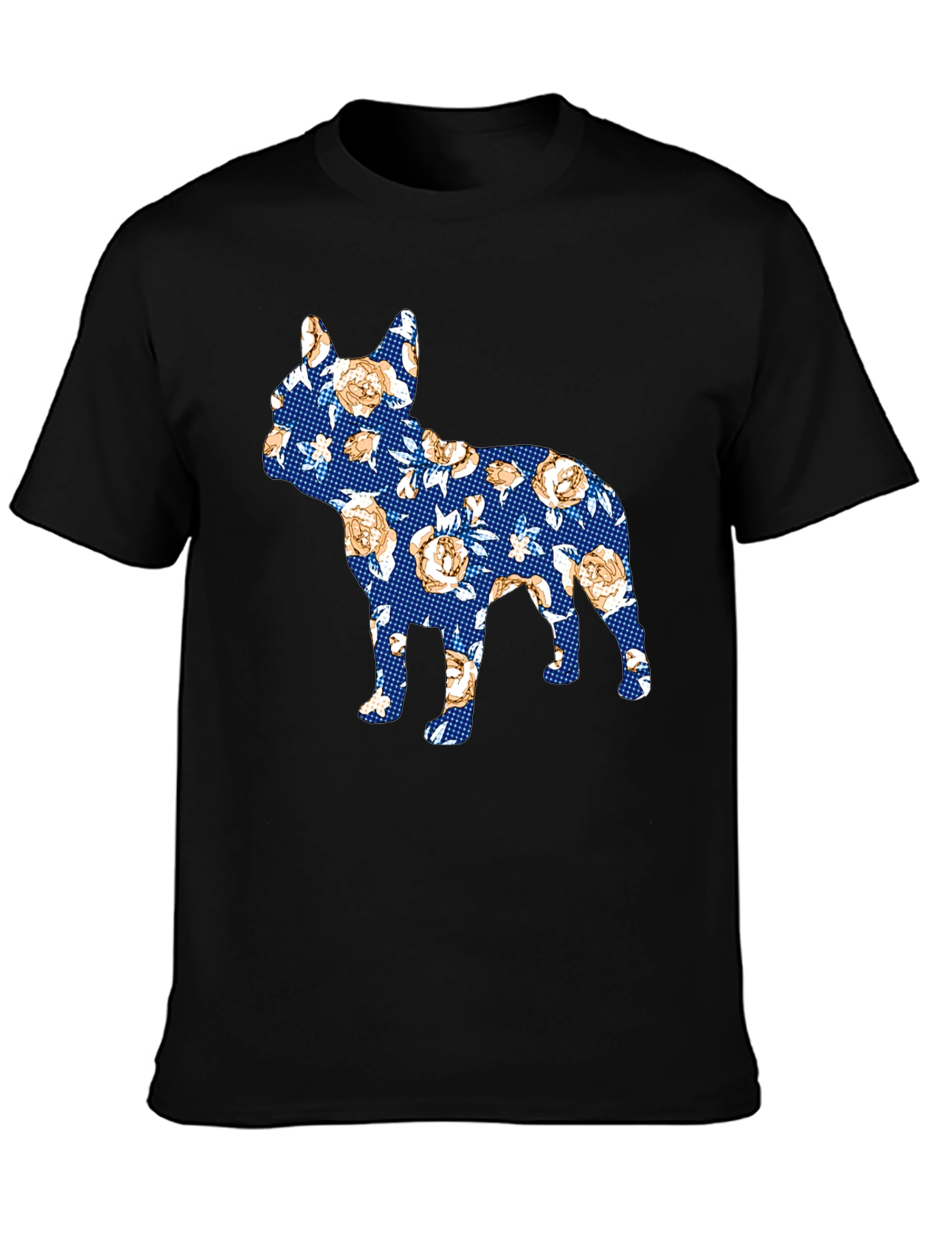 Floral Dog Print T-Shirt