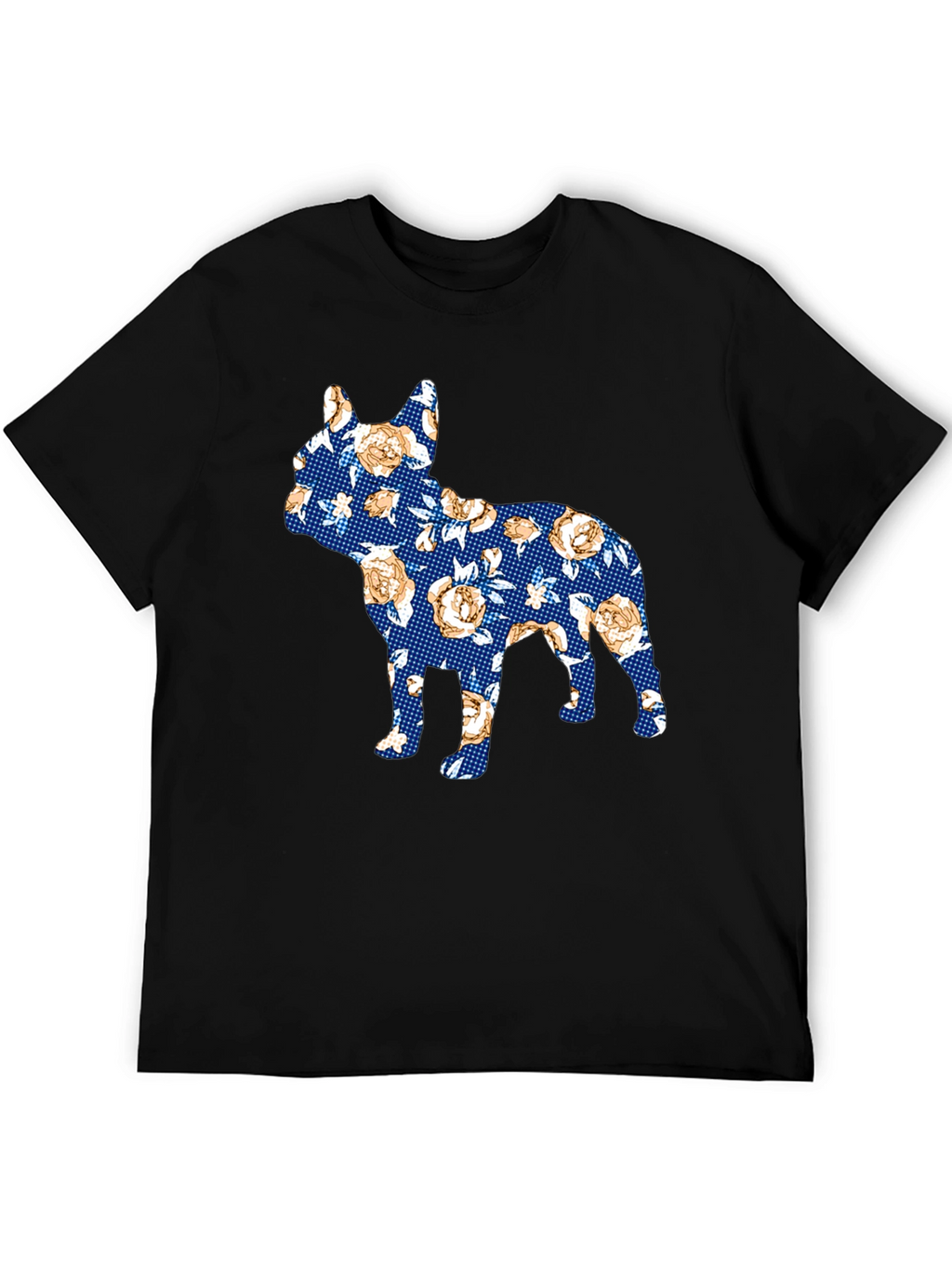 Floral Dog Print T-Shirt