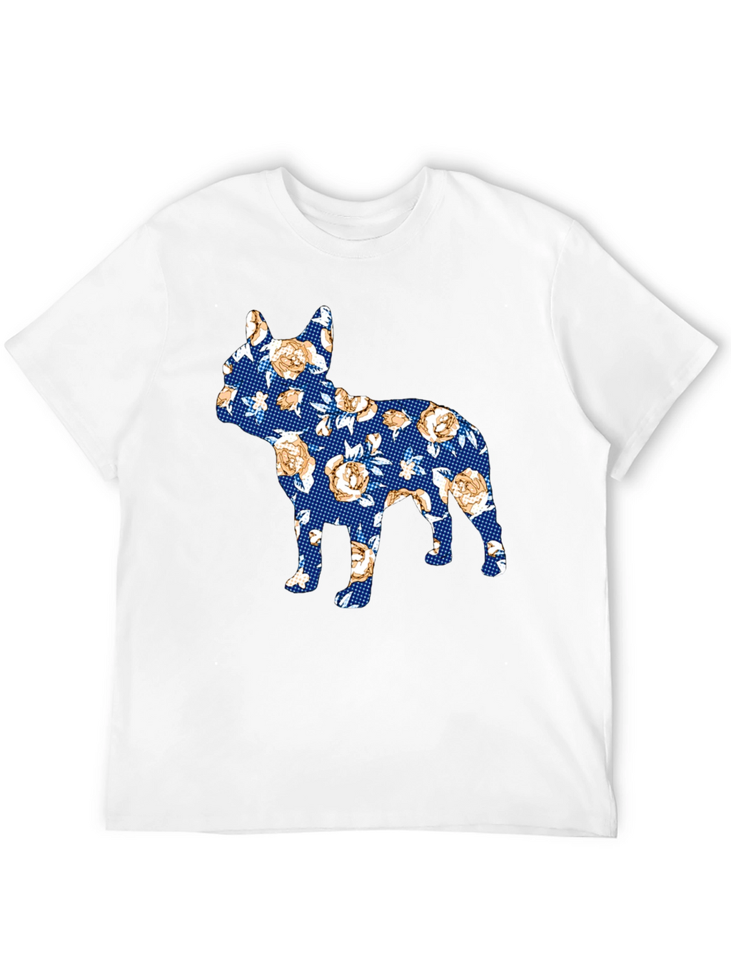 Floral Dog Print T-Shirt