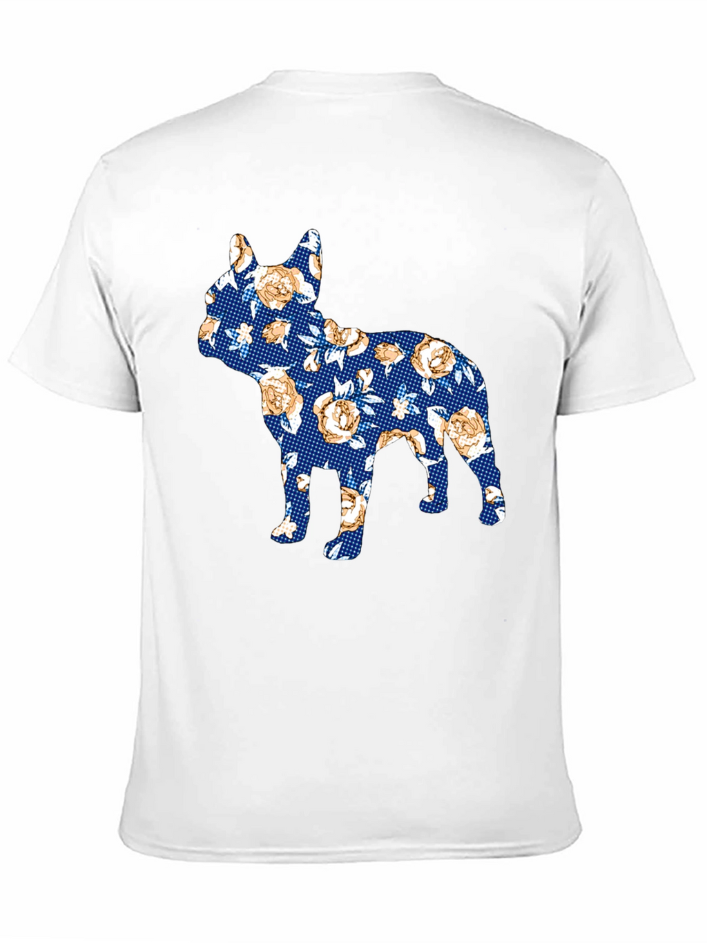 Floral Dog Print T-Shirt