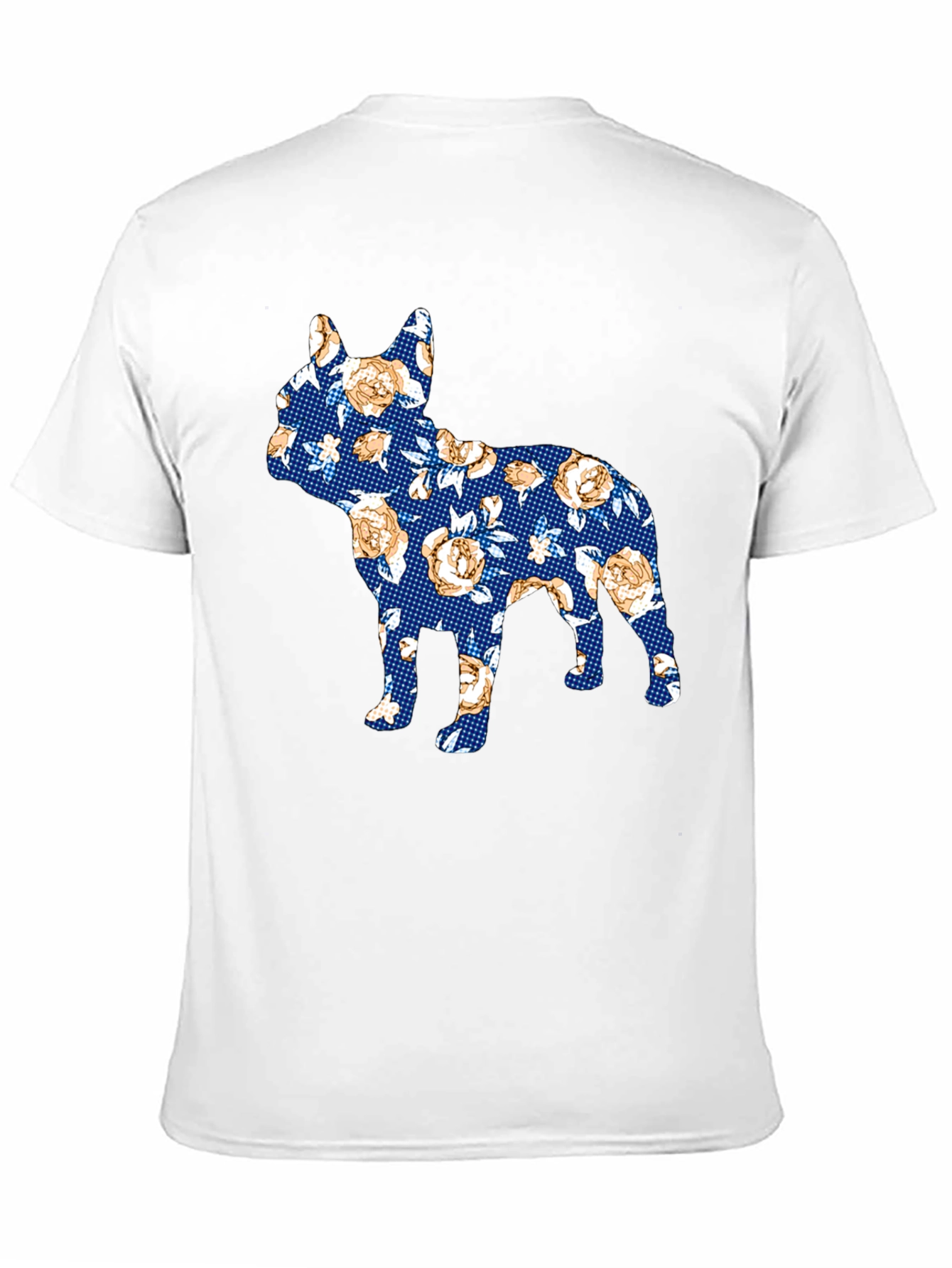 Floral Dog Print T-Shirt
