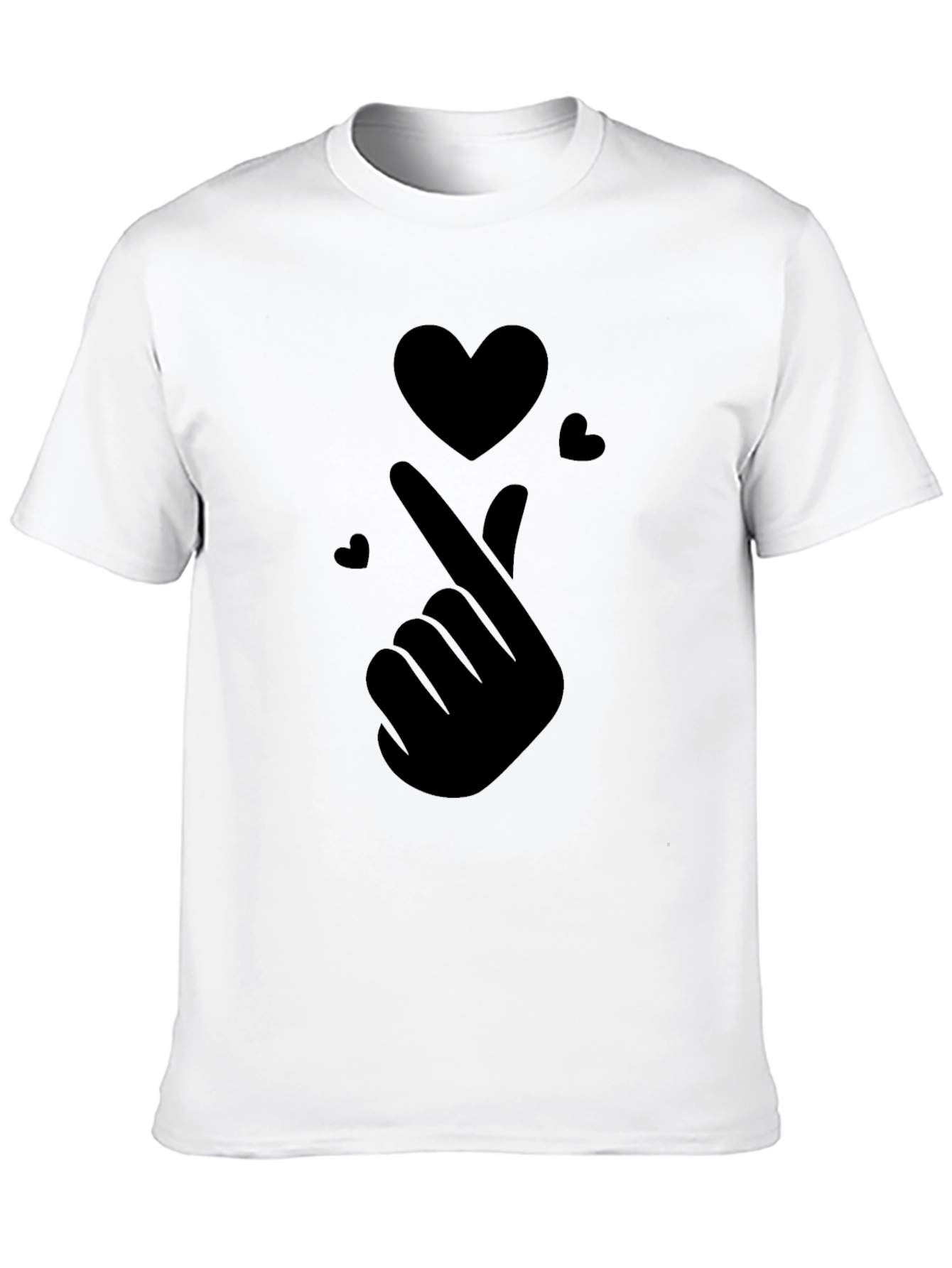 Finger Heart T-Shirt - Express Your Love!