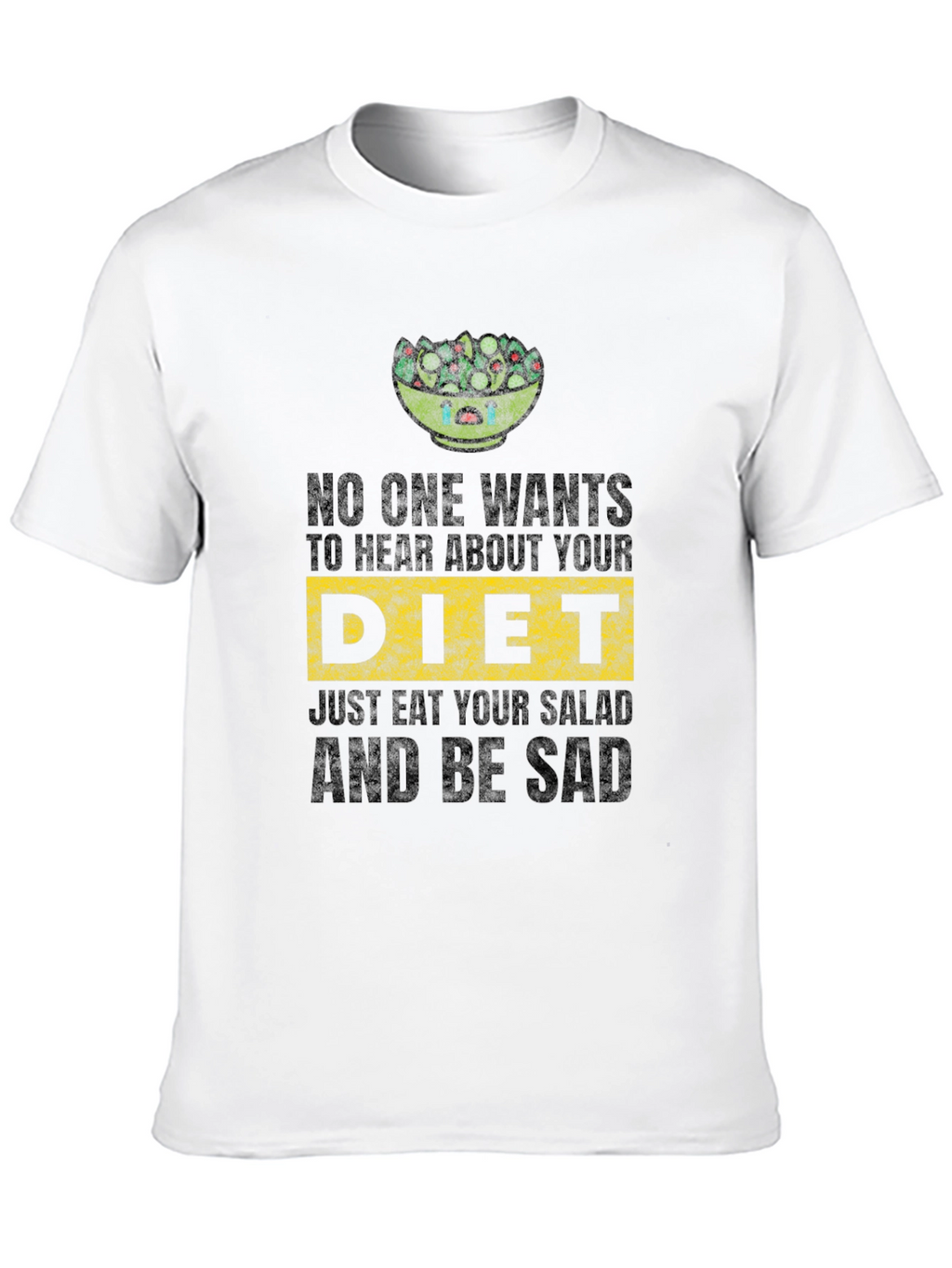 Sad Salad Diet Tee - Funny Vegan Shirt