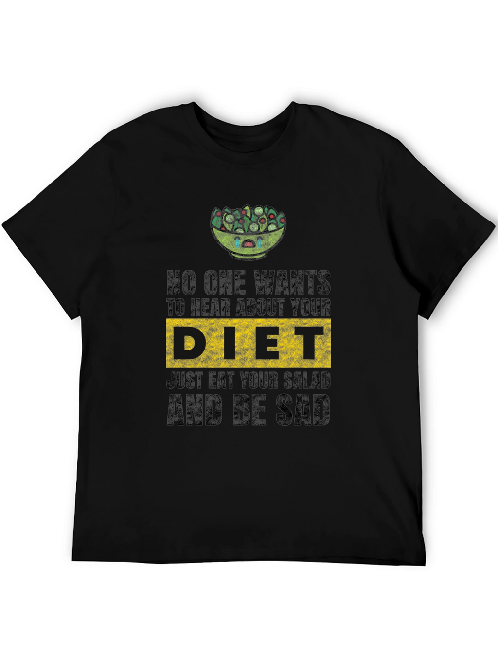Sad Salad Diet Tee - Funny Vegan Shirt