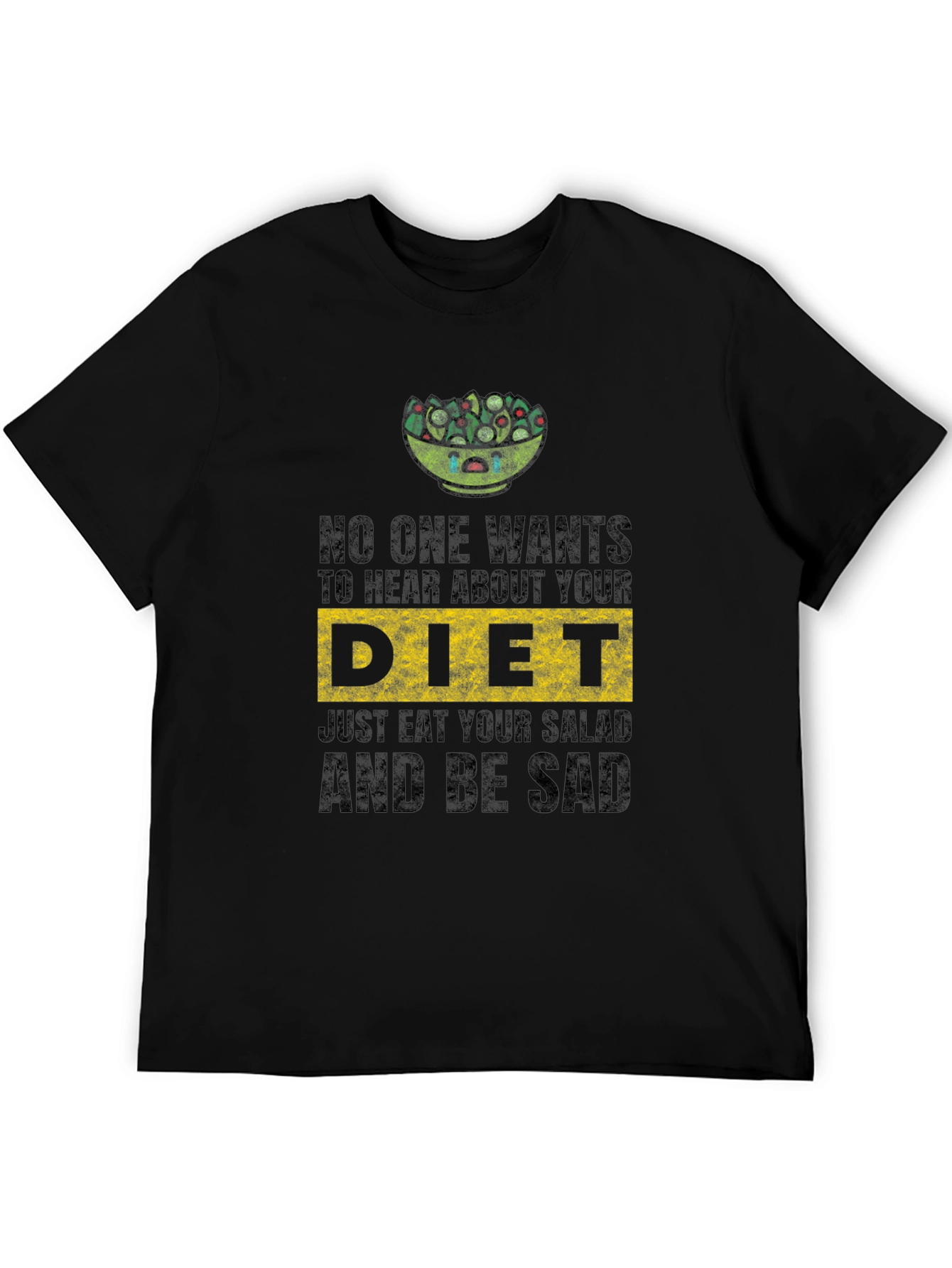 Sad Salad Diet Tee - Funny Vegan Shirt